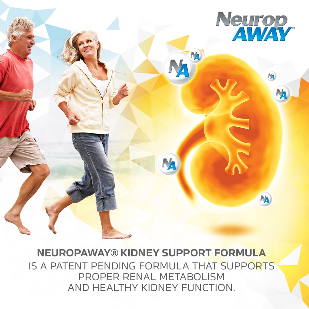 NeuropAWAY Kidney Support Formula Sugar Free with Agmatine Sulfate 500mg L-Novaline 50mg L-Ornithine 150mg L-Citrulline 100mg Per Capsule 90CT Fast Acting Kidney Support NeuropAWAY buy supplements canada