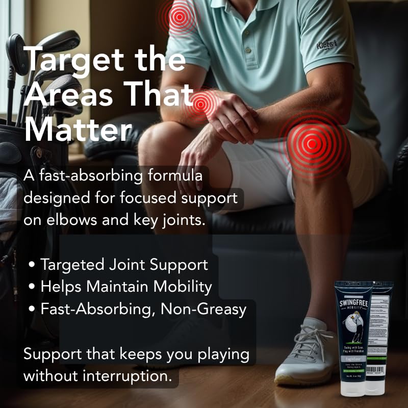 EagleEase – Targeted Joint Support Cream for Golfers & Athletes | Helps Support Elbows & Mobility During & After Play | Fast-Absorbing – 3 oz SwingFree Mobility buy supplements canada