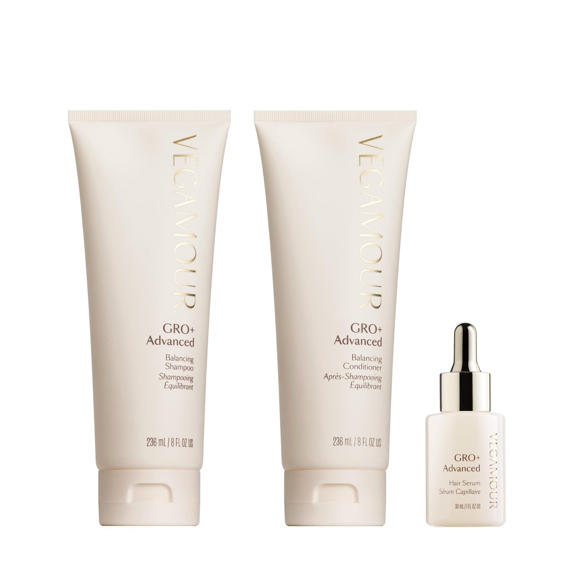 VEGAMOUR GRO+ Advanced Essentials Kit | Removes Buildup, Improves Hair Density, Reduces Shedding, Hydrates and Exfoliates the Scalp | For Severe Signs of Thinning | Color Safe, Vegan, Cruelty-Free VEGAMOUR buy supplements canada
