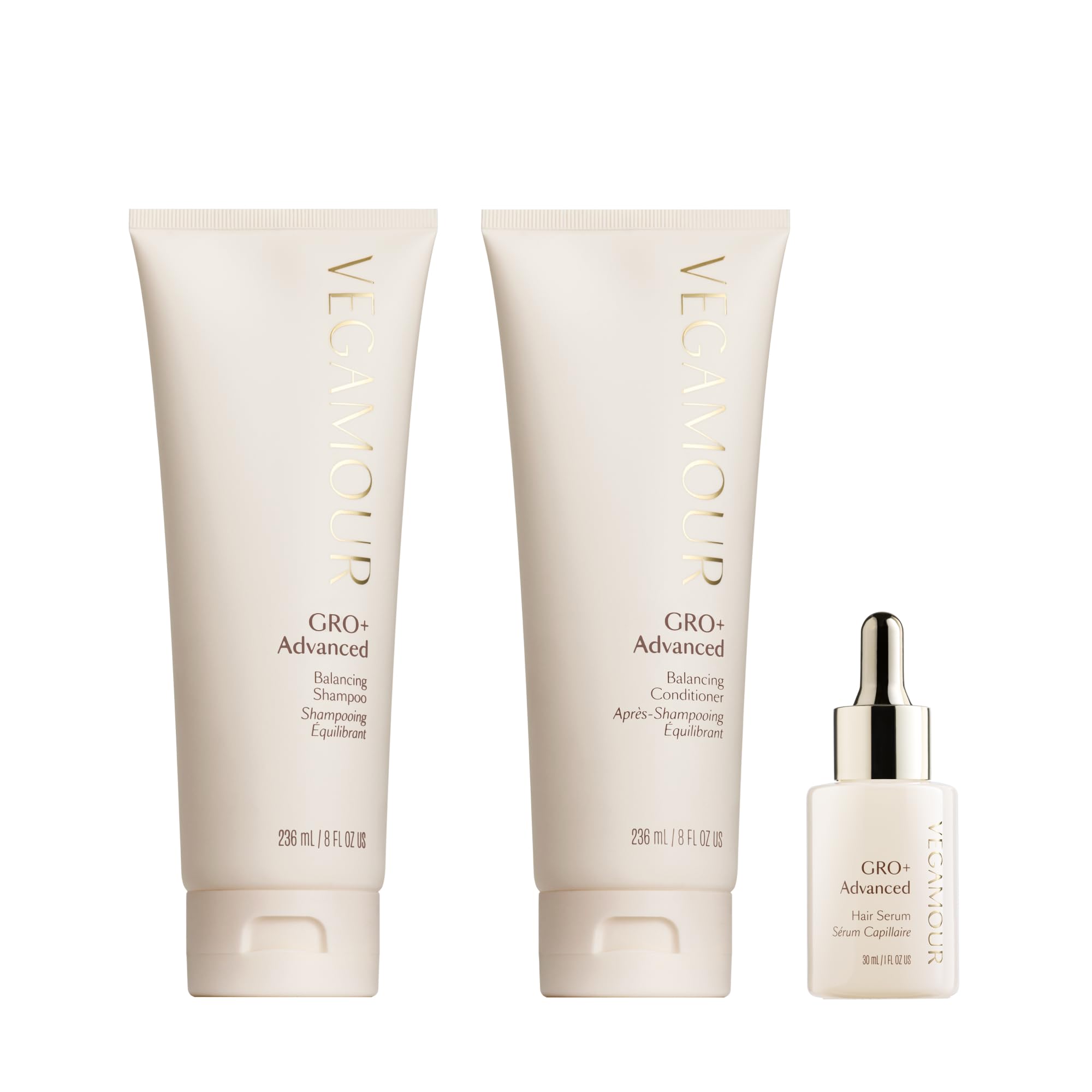 VEGAMOUR GRO+ Advanced Essentials Kit | Removes Buildup, Improves Hair Density, Reduces Shedding, Hydrates and Exfoliates the Scalp | For Severe Signs of Thinning | Color Safe, Vegan, Cruelty-Free VEGAMOUR buy supplements canada