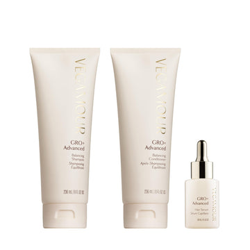 VEGAMOUR GRO+ Advanced Essentials Kit | Removes Buildup, Improves Hair Density, Reduces Shedding, Hydrates and Exfoliates the Scalp | For Severe Signs of Thinning | Color Safe, Vegan, Cruelty-Free VEGAMOUR buy supplements canada