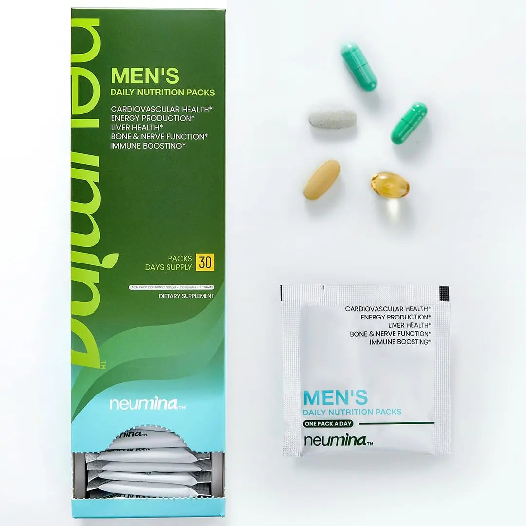 NEUMINA Multivitamin for Men, All-in-One Vitamin Packs for Liver Support, Energy Production, Bone Health, Stress Relief NEUMINA buy supplements canada