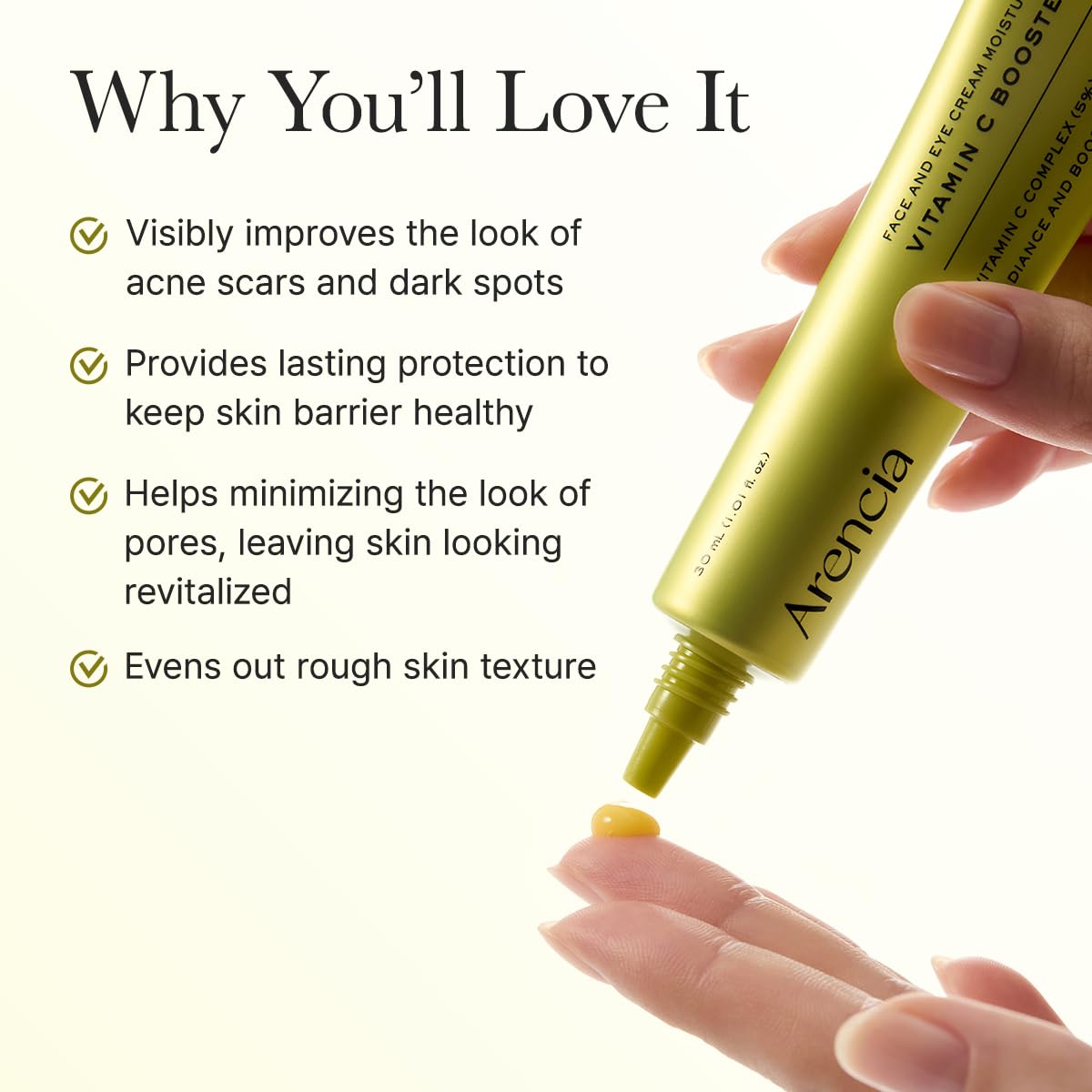 Arencia Vitamin C Booster Shot Serum with Glutathione, Niacinamide and Vitamin E for Dark Spot Care, Fine Lines & Wrinkles ARENCIA buy supplements canada