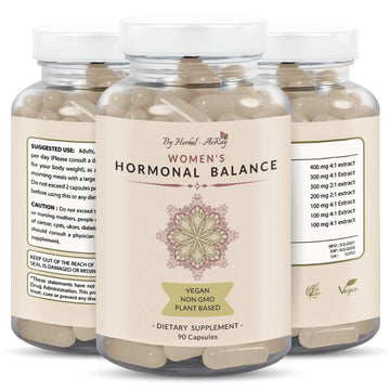 Hormone Balance for Women – Natural Female Energy & Mood Pills – Hot Flashes Menopause Relief Supplement with Vitex Chasteberry, Dong Quai, Maca Root Powder, Ginseng – 90 Veggie Capsules Herbal-avRay buy supplements canada