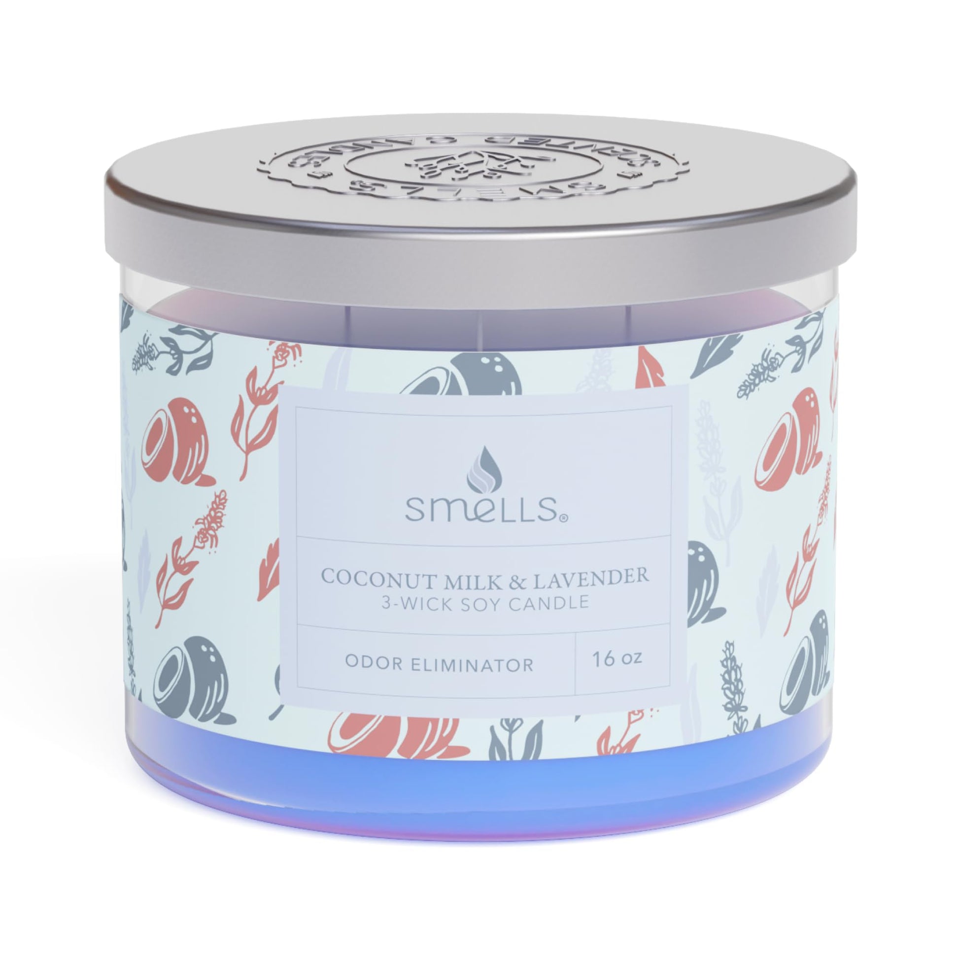 Smells - Odor Eliminator - Premium Soy Wax Jar Scented Candle 12oz. and 16oz. - 100% Cotton Single Wick SmellS buy supplements canada