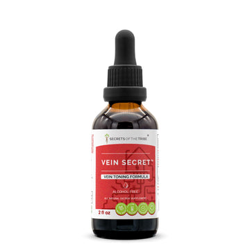 Secrets of the Tribe - Vein Secret, Vein Tonnig Formula, Herbal Supplement Blend Drops Alcohol-Free Liquid Extract (2 fl oz) Secrets of the Tribe buy supplements canada