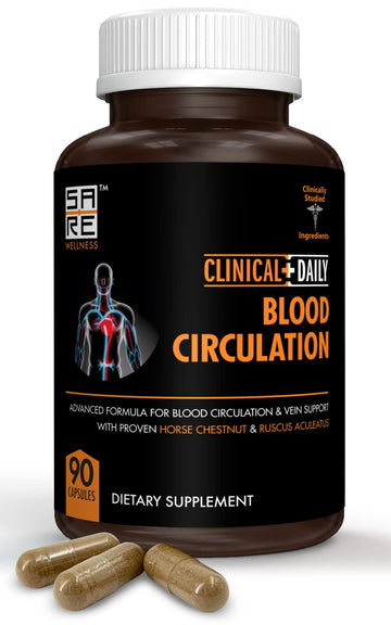Clinical Daily Blood Circulation Supplements. Butchers Broom, Horse Chestnut, Hawthorn Clinical Daily buy supplements canada