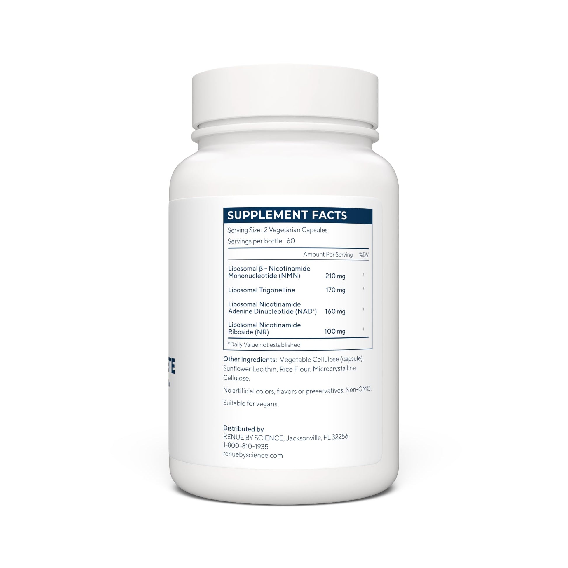 RENUE by SCIENCE NAD+ Complete | 120 Liposomal NAD Supplement Capsules with NMN, NR & Trigonelline - 210mg NMN & 160mg NAD per Serving | Bioavailable Formula for Increased Absorption | Made in the USA Renue By Science buy supplements canada