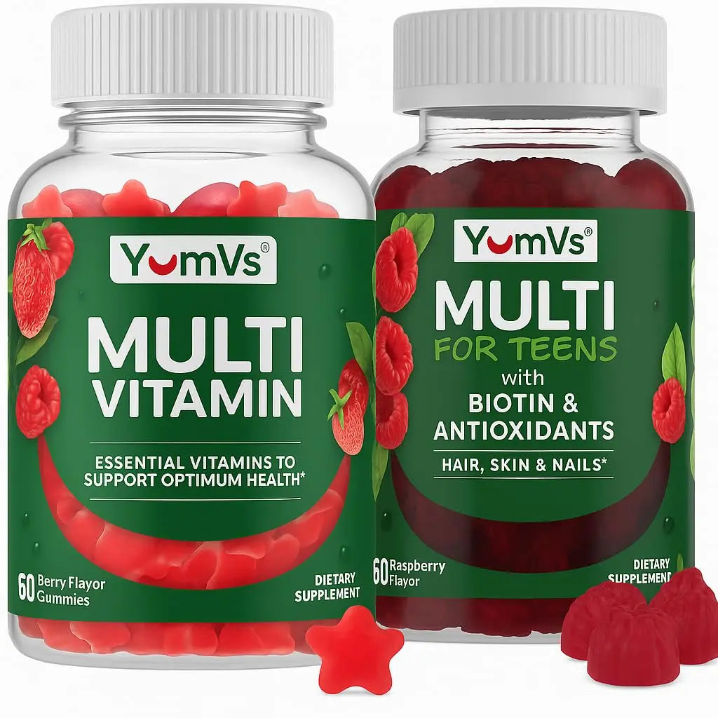Multivitamin for Adults & Teens Bundle – Complete Daily Health Support Gummies YUM-V'S buy supplements canada