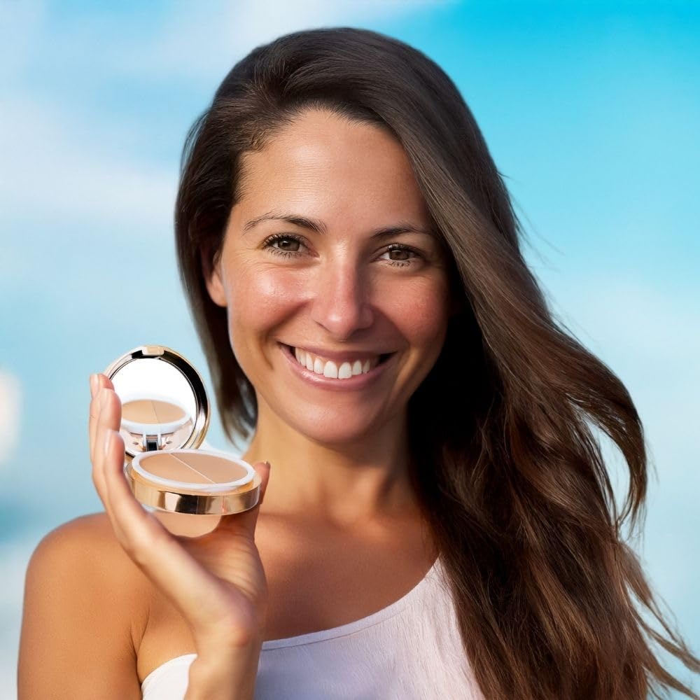 Emani Blush & Bronzer - Natural Mineral Pressed Bronzer for Face - Radiant Skin Blush for Sun Kissed Glow, All Skin Types including Sensitive Skin, Copacabana Emani buy supplements canada