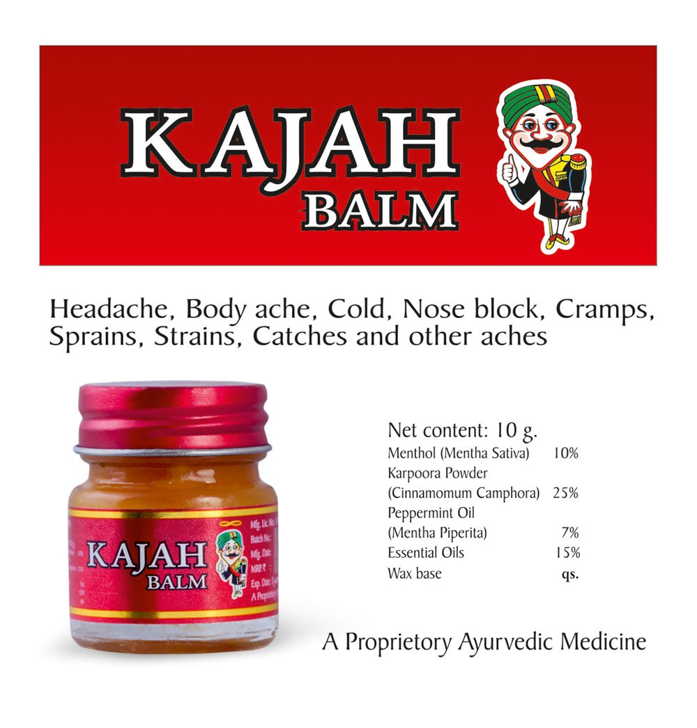 Kajah Brown Balm 10Gms (Pack of 5) Rajah buy supplements canada