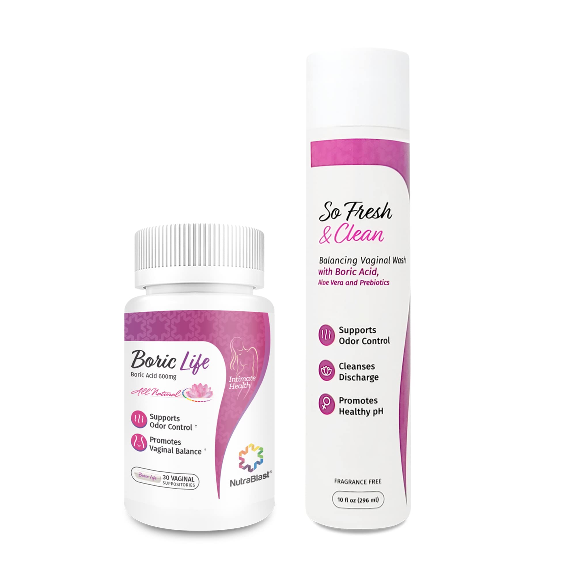 NutraBlast Boric Acid Vaginal Suppositories and So Fresh & Clean | Supports Odor Control NutraBlast buy supplements canada