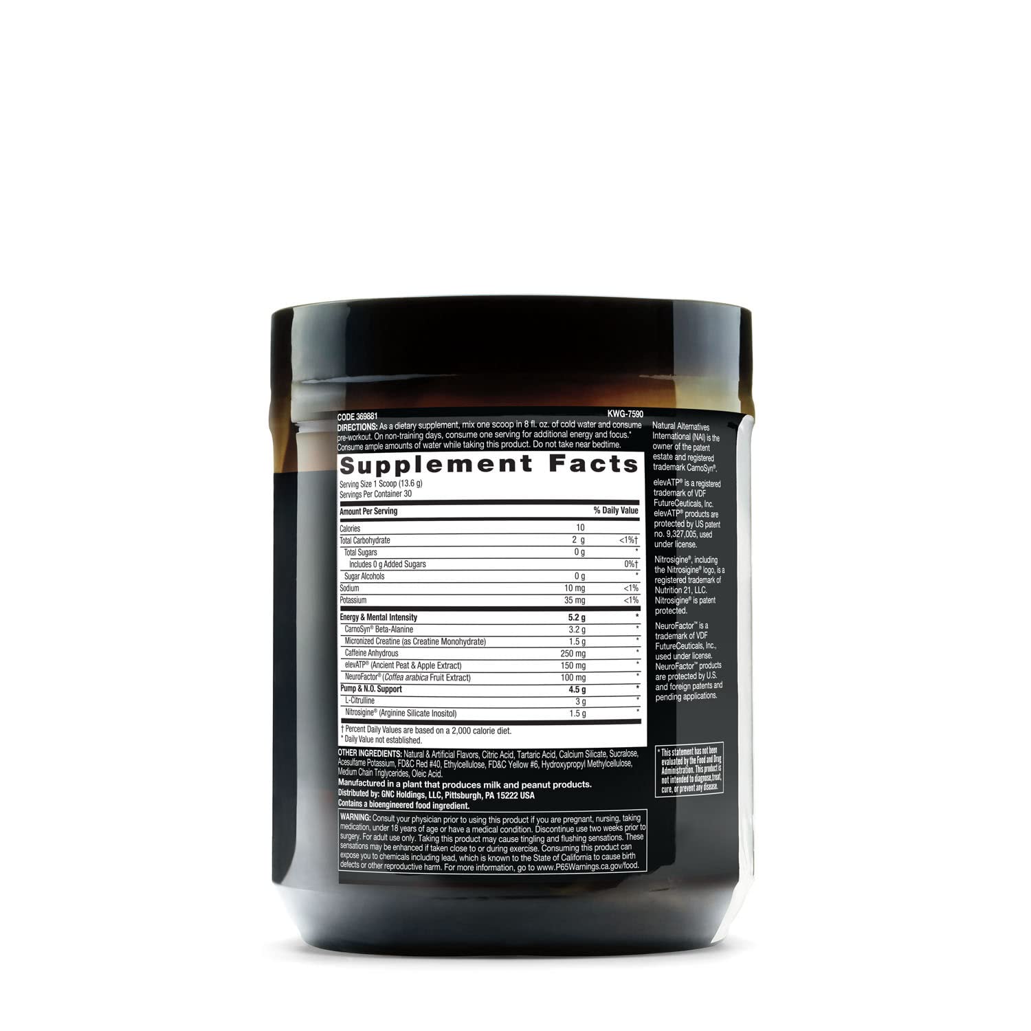 BEYOND RAW LIT | Clinically Dosed Pre-Workout Powder | Contains Caffeine, L-Citrulline BEYOND RAW buy supplements canada