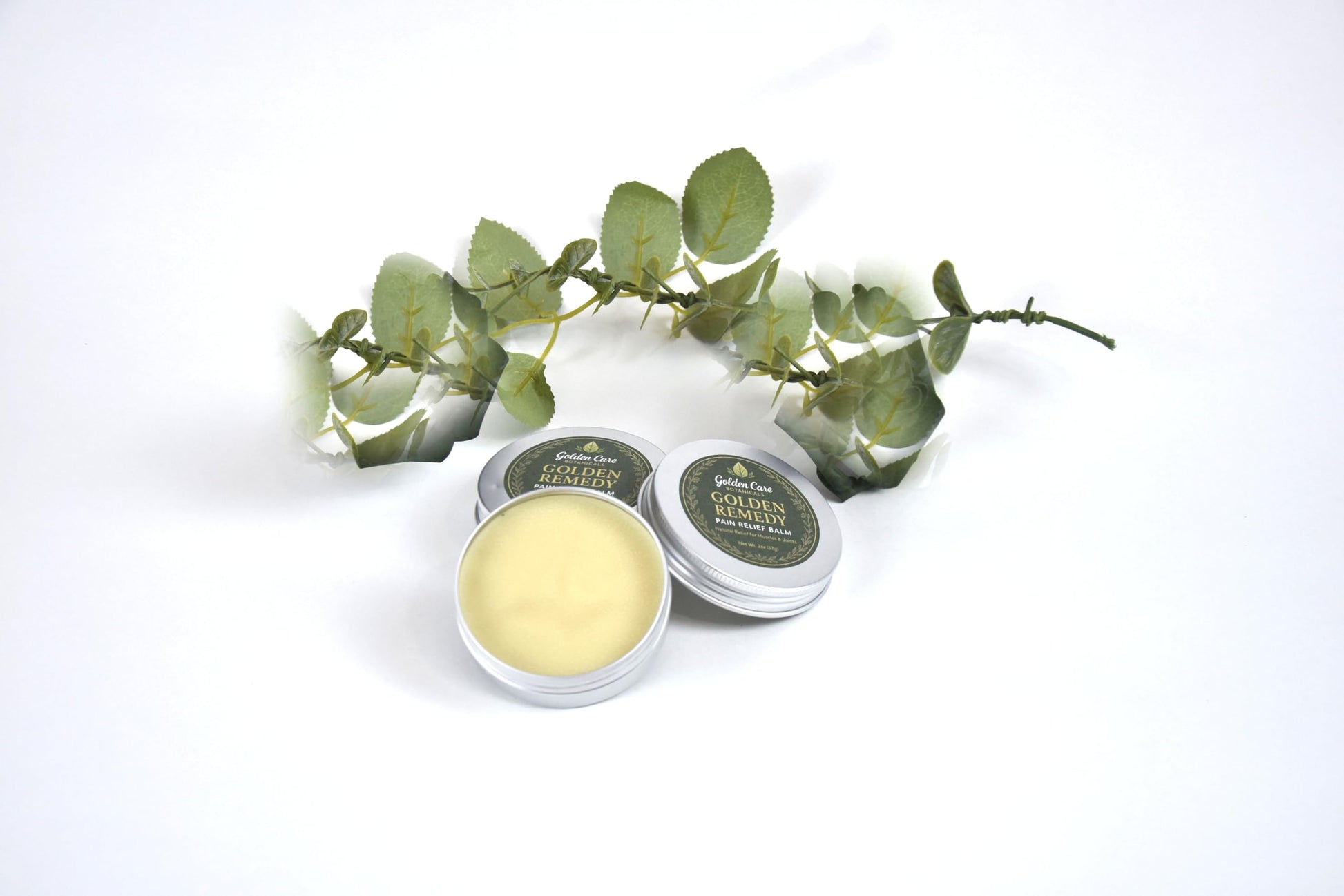 Golden Remedy Pain Balm - Topical Analgesic with Menthol & Camphor - Fast Acting Cooling Formula Golden Care Botanicals buy supplements canada