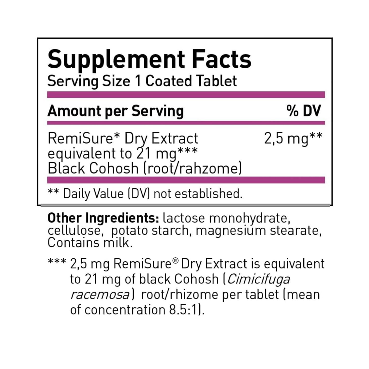 Remifemin Menopause Symptoms Relief - Clinically Proven Ingredients - Menopause Supplements - Black Cohosh - Estrogen-Free - Made in Germany - 60 Tablets Remifemin buy supplements canada
