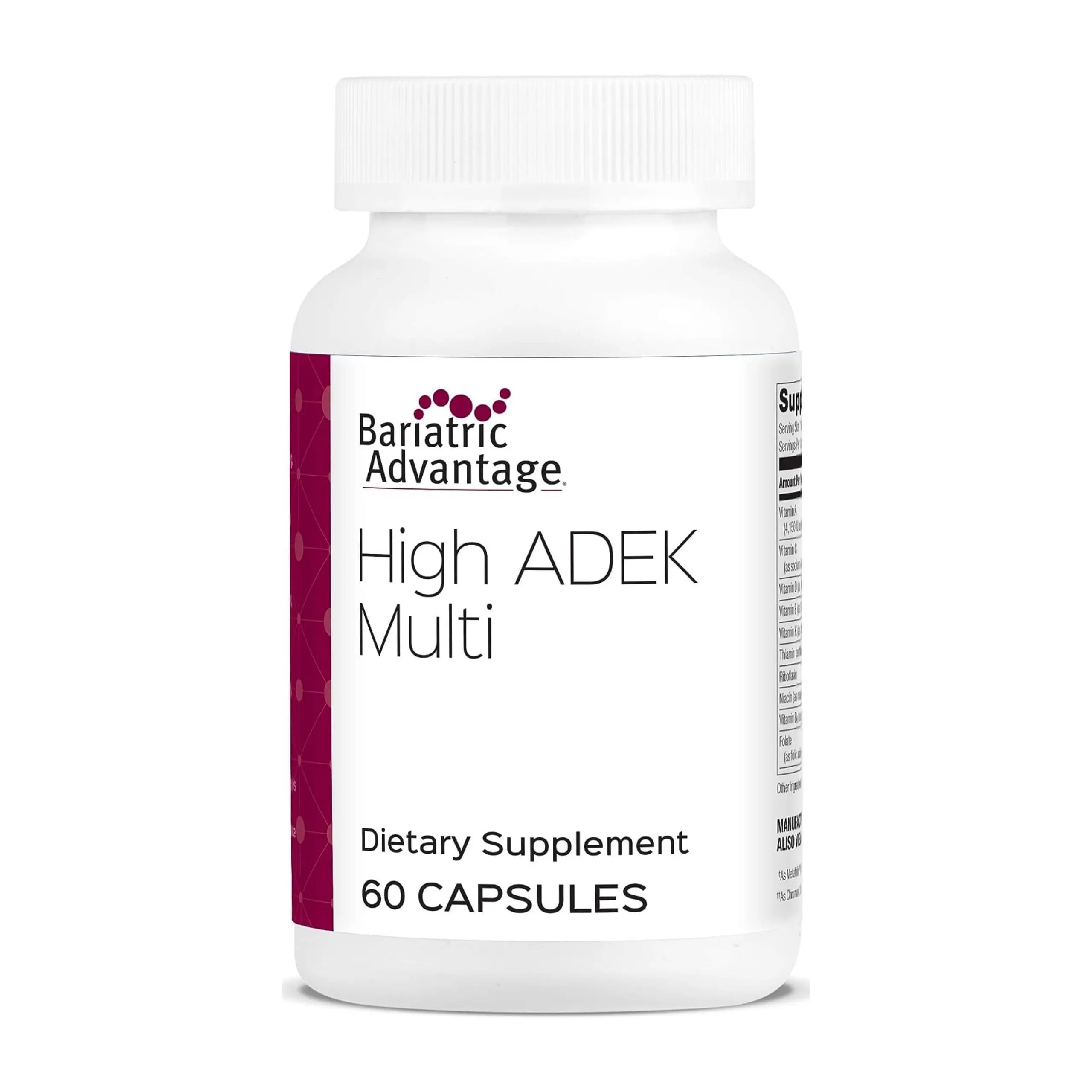 Bariatric Advantage High ADEK Multi - for Bariatric Surgery Patients - Multivitamin with Vitamins A, D, E, K & Trace Minerals Bariatric Advantage buy supplements canada