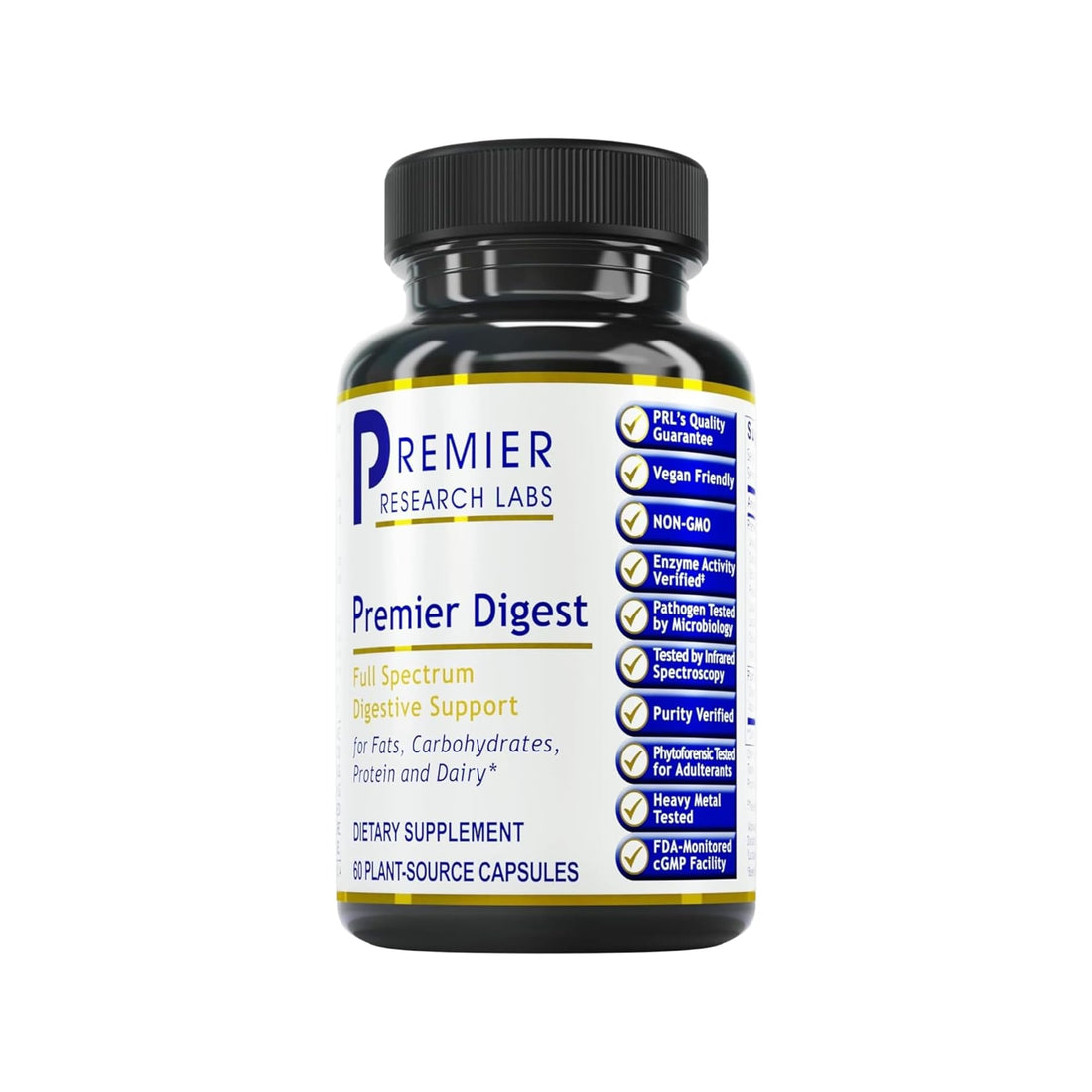 Premier Research Labs Active Digestive Enzymes with Probiotic and Prebiotics - Promotes Full-Spectrum Digestive Support - with Amylase, Protease & Lipase, 60 Plant-Sourced Capsules Premier Research Labs buy supplements canada