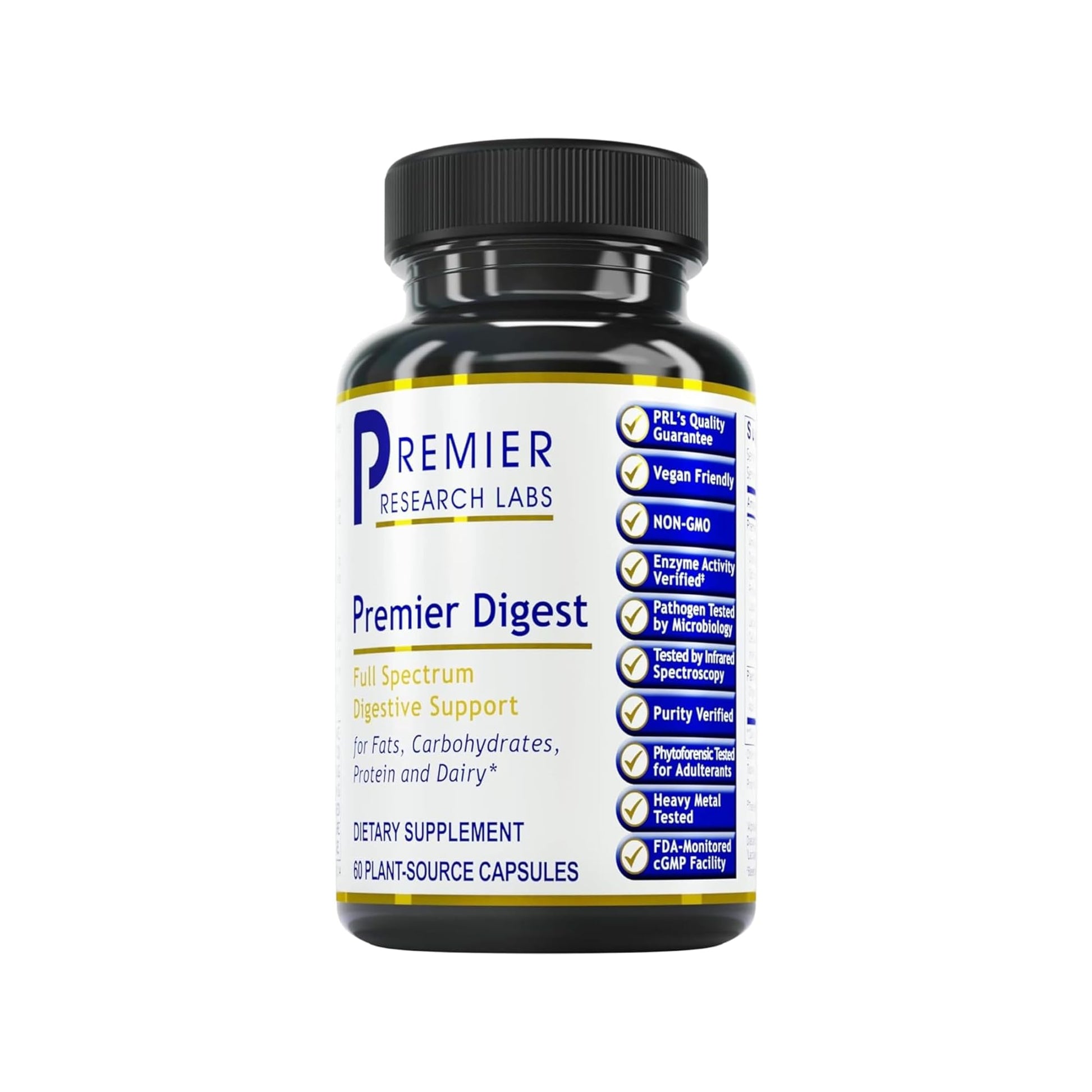 Premier Research Labs Active Digestive Enzymes with Probiotic and Prebiotics - Promotes Full-Spectrum Digestive Support - with Amylase, Protease & Lipase, 60 Plant-Sourced Capsules Premier Research Labs buy supplements canada