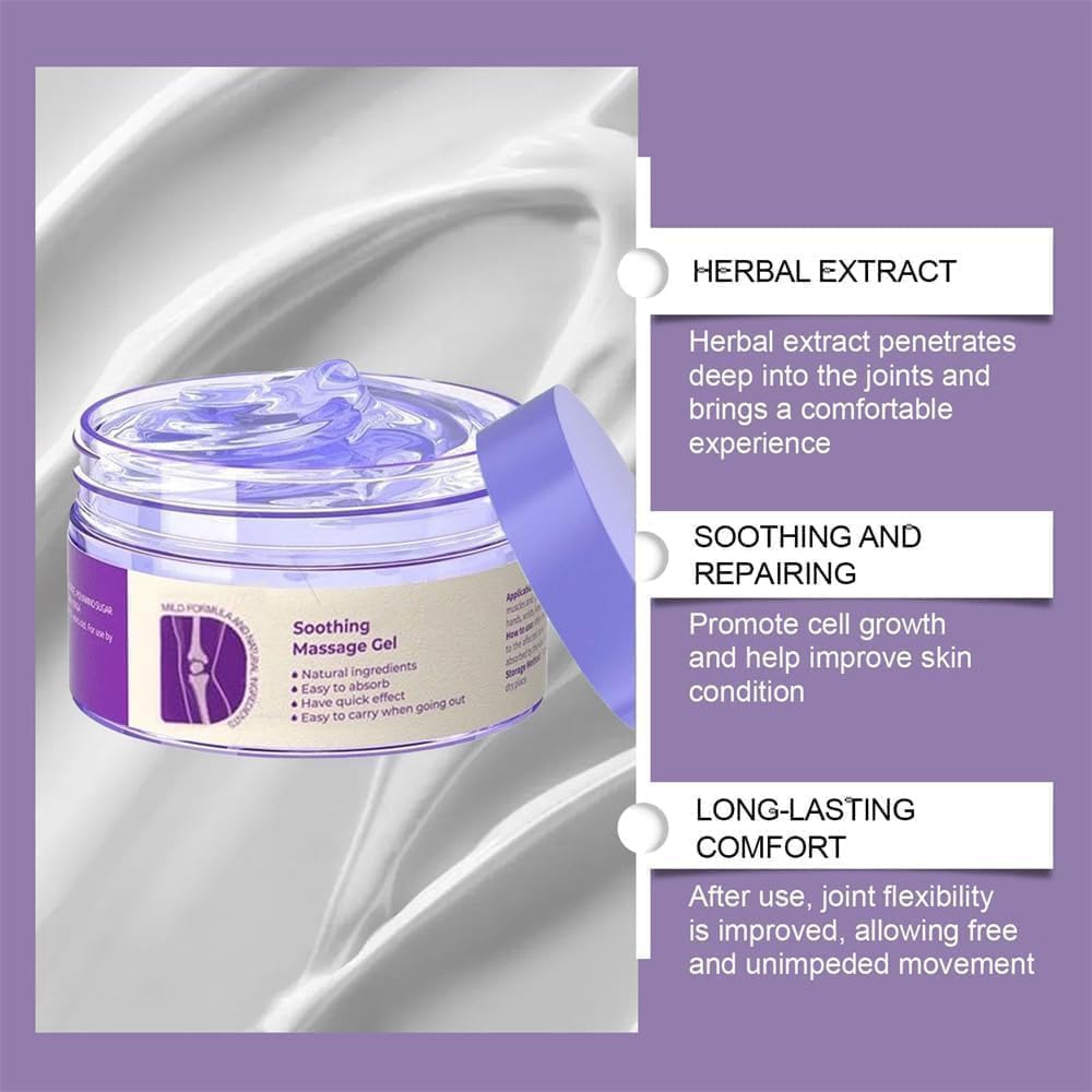 2PCS Joint Purple Gel, Purple Relief Soothing Massage Cream,Joint Activities Throughout The Body, Soothes Knees, Lumbar, Neck, Hands, and Feet Aoamsfu buy supplements canada