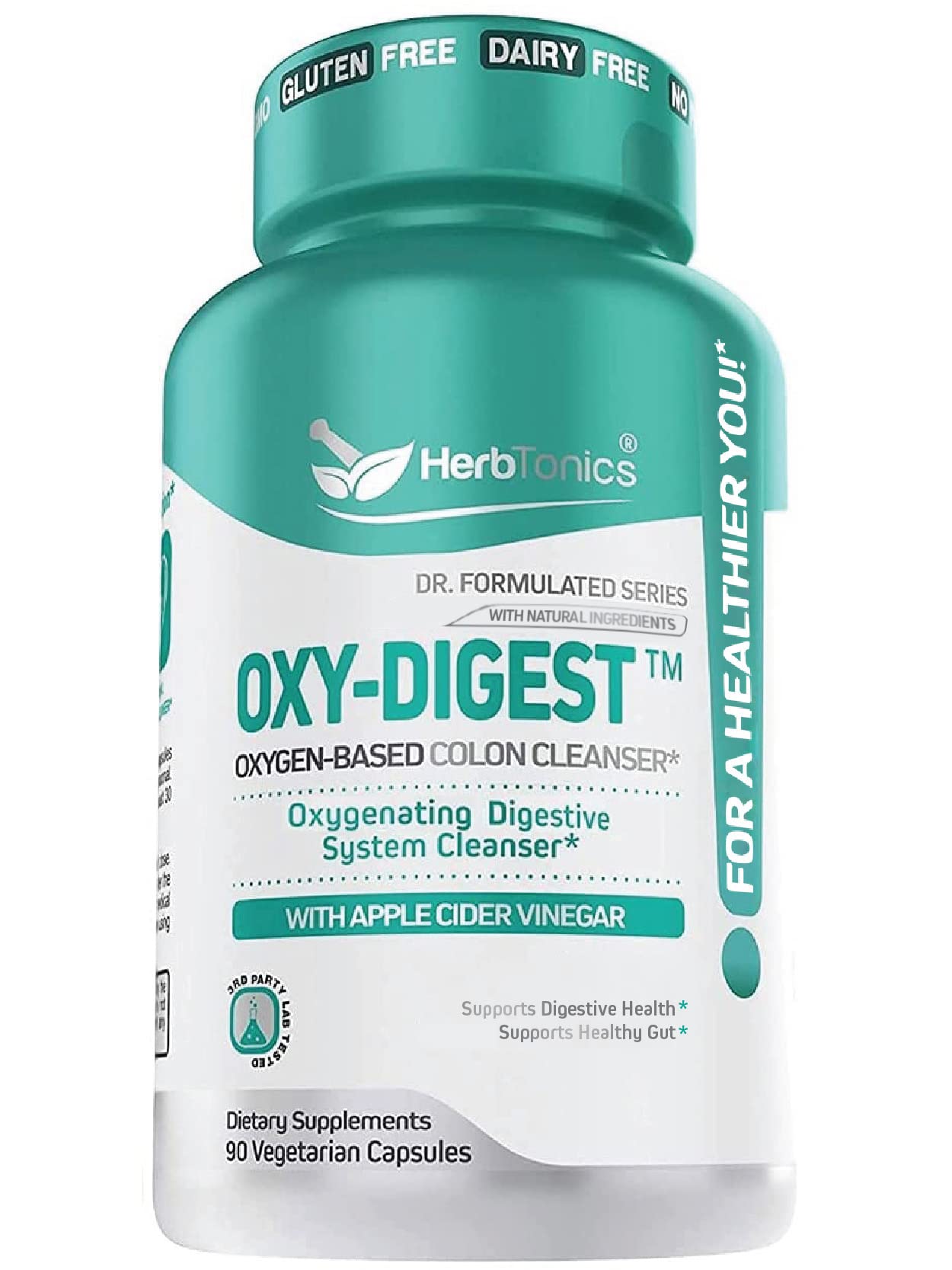 Herbtonics Oxygen Based Colon Cleanse and Detox Digestive System Formula | with Apple Herbtonics buy supplements canada