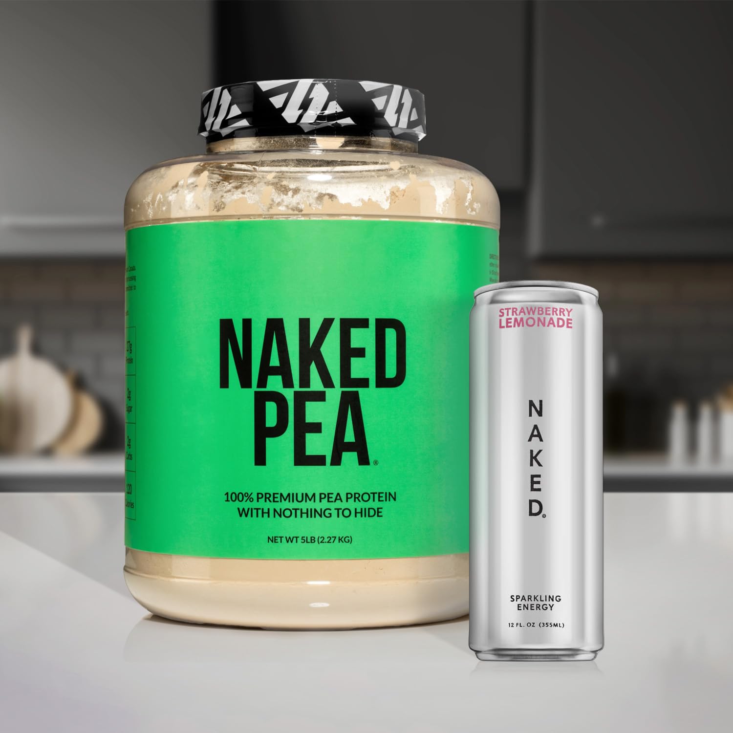 NAKED Pea - 5LB 100% Pea Protein Powder from North American Farms - Unflavored Vegan Pea Protein Isolate - NSF Certified, Plant Protein Powder, Easy to Digest - 76 Servings NAKED buy supplements canada