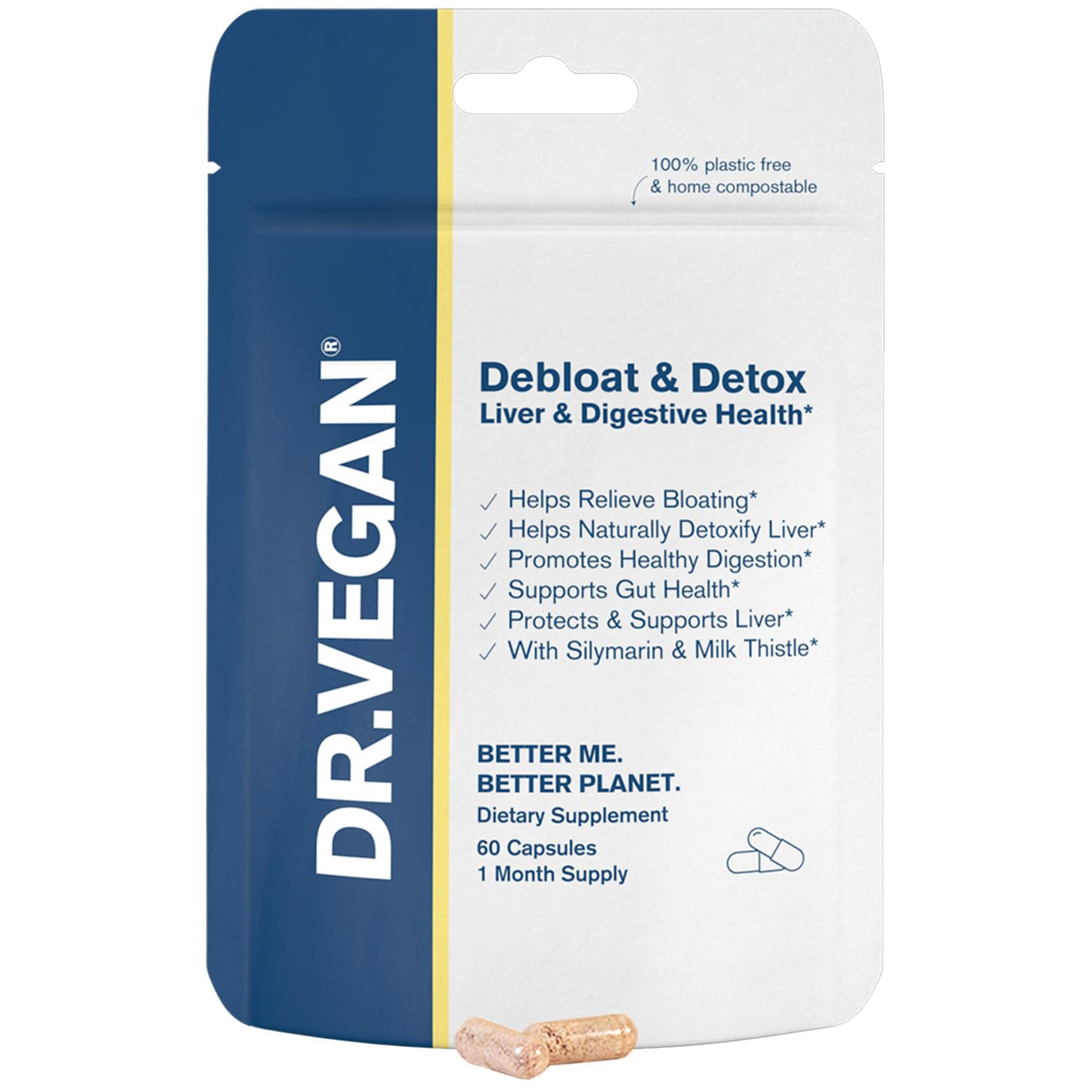 DR.VEGAN Debloat & Detox | Bloating, Digestion, Liver Support | Vitamins & Supplements dr vegan buy supplements canada