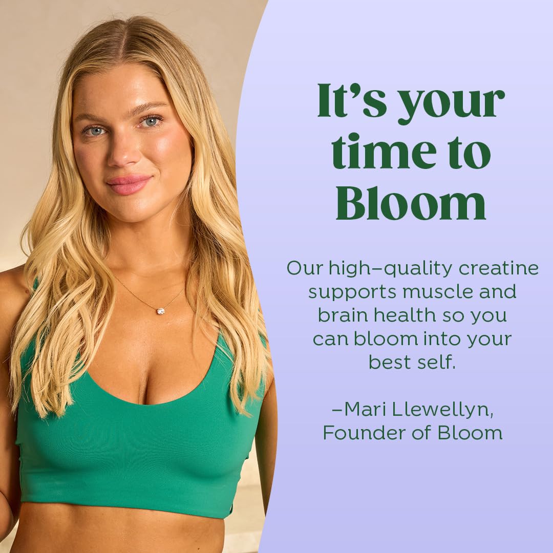 Bloom Nutrition Creatine Monohydrate Powder, 5g Micronized Creatine per Serving, Supports Muscle Recovery, Strength, Endurance, Pre or Post Workout, Gluten Free, Non GMO, Unflavored, 40 SVG, 7.3 oz Bloom Nutrition buy supplements canada