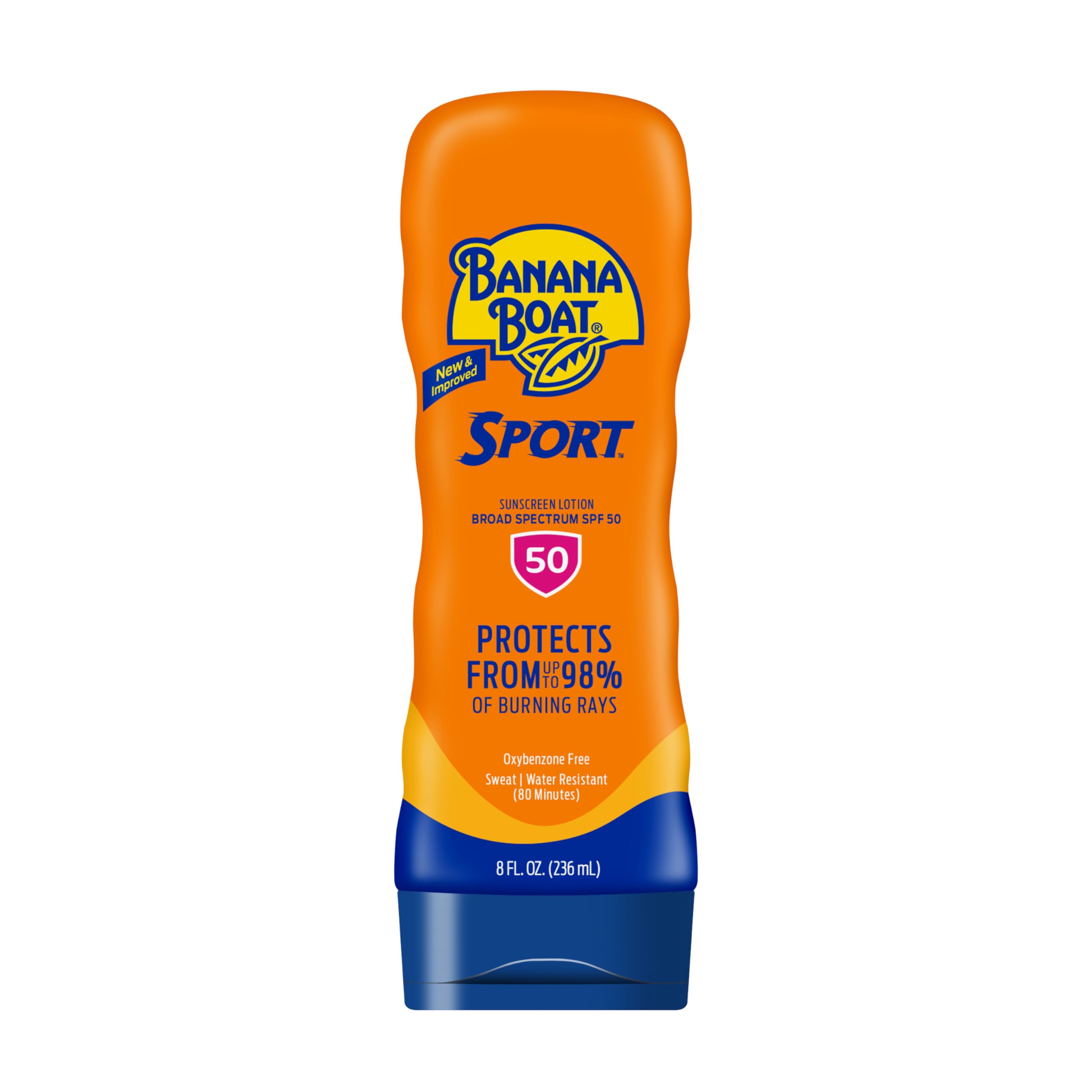 Banana Boat Sport Ultra SPF 50 Sunscreen Lotion, 8oz | Banana Boat Sunscreen SPF 50 Lotion, Oxybenzone Free Banana Boat buy supplements canada