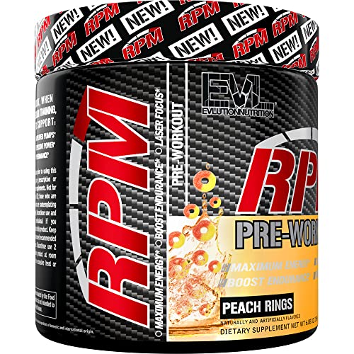 Pre Workout Powder for Energy and Focus - EVL RPM Energy Pre Workout Energy Drink Evlution buy supplements canada