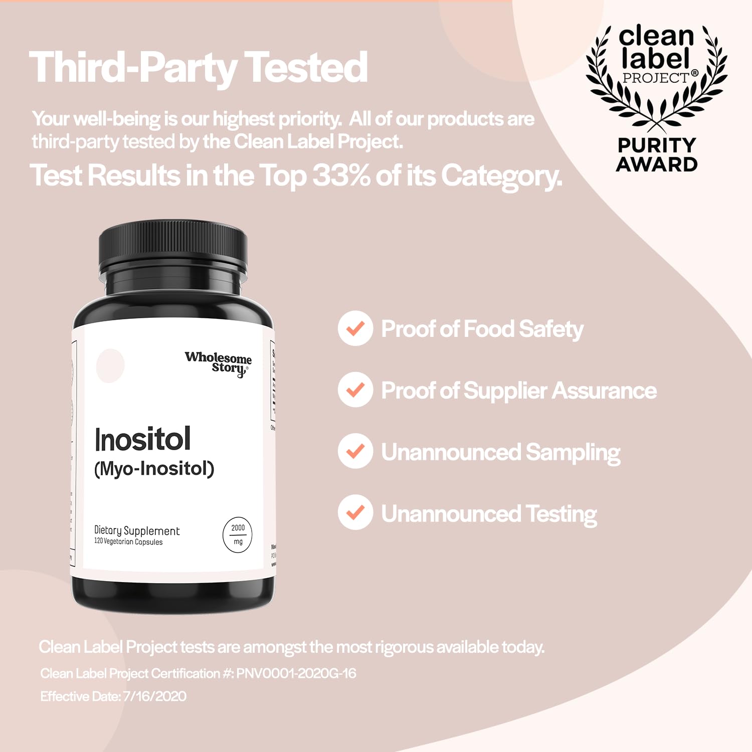 Pure Inositol Supplement | Myo-Inositol Supplement | Inositol Powder Capsules Wholesome Story buy supplements canada