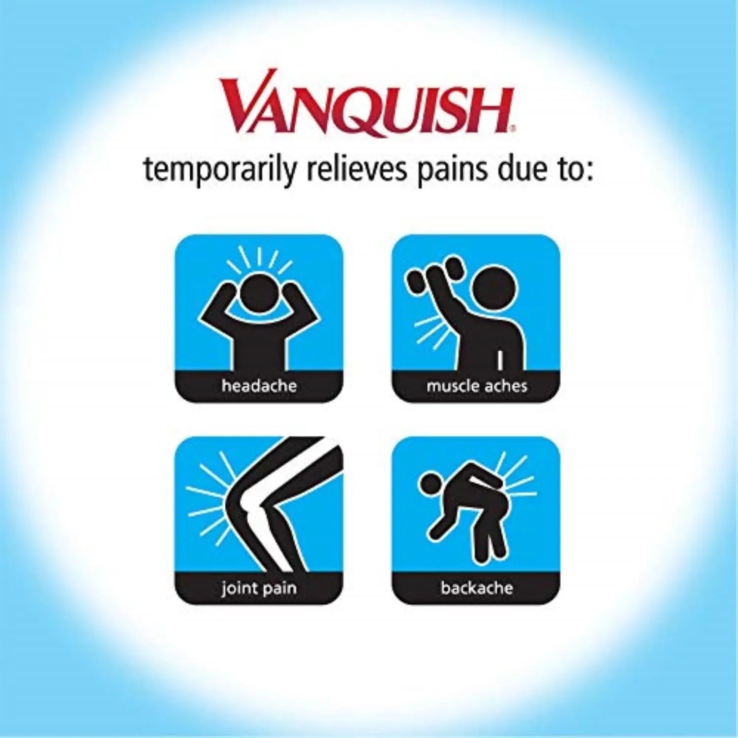 Vanquish Headache Relief, Acetaminophen, Aspirin, Caffeine, 100 Caplets, Packaging May Vary Vanquish buy supplements canada