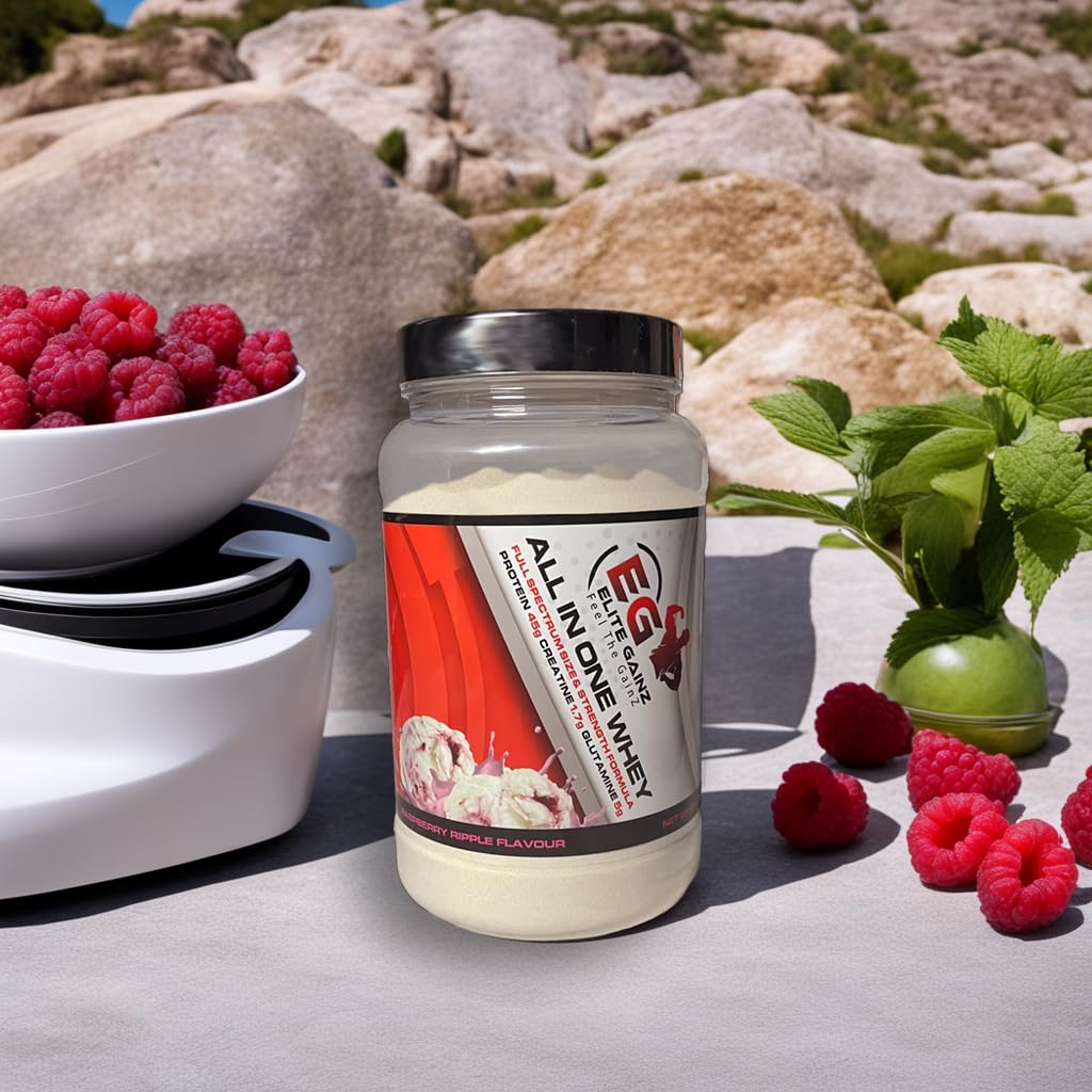 All in One Whey Fuel Your Strength All-in-One Muscle Builder Whey Protein Shake, with 45g Protein Elite Gainz buy supplements canada