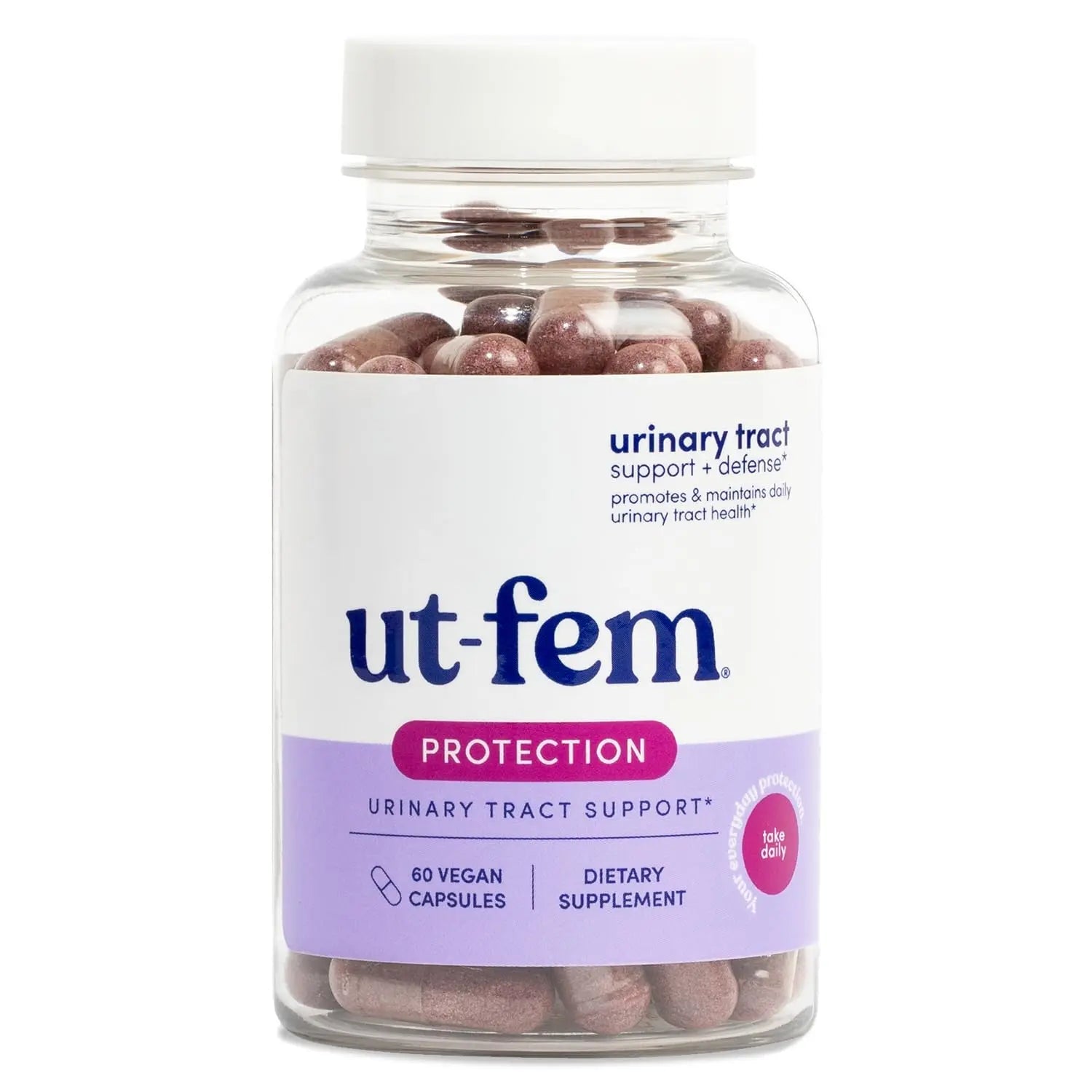 UT-Fem Protection - Urinary Tract Defense for Women, 3-in-1 Daily Defense Formula to Protect Urinary Tract Health, D-Mannose, Cranberry + Hibiscus, Natural Supplement - 60 Vegan Capsules UT-Fem buy supplements canada
