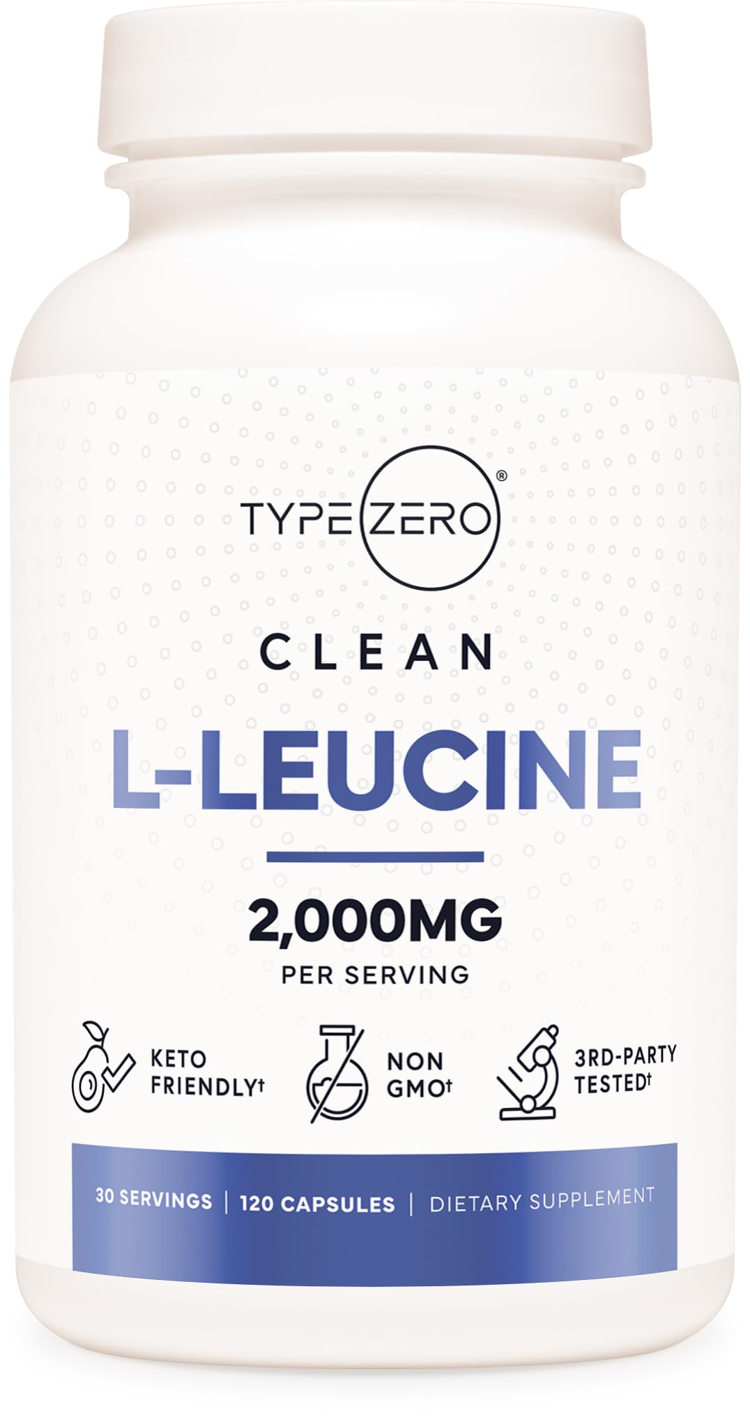 Type Zero L-Leucine Capsules (2000mg per Serving) 120 Capsules - 30 Servings Type Zero buy supplements canada