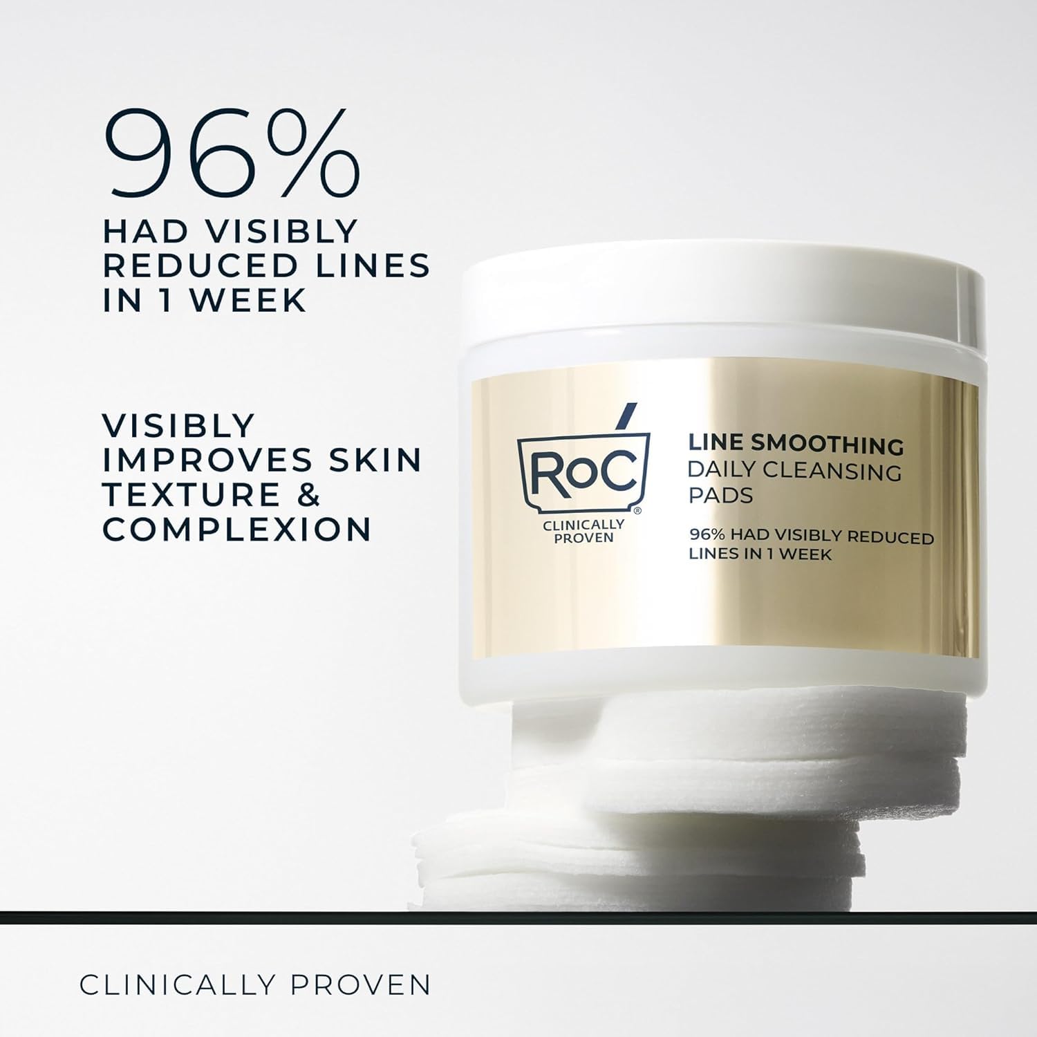 RoC Resurfacing Disks, Hypoallergenic Exfoliating Makeup Remover Pads for Wrinkles and Skin Tone, Hypo-Allergenic Skin Care RoC buy supplements canada