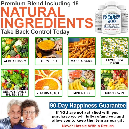 Sciatica Supplement with 900 mg Alpha Lipoic Acid - Sciatic Nerve Support Nuturna buy supplements canada