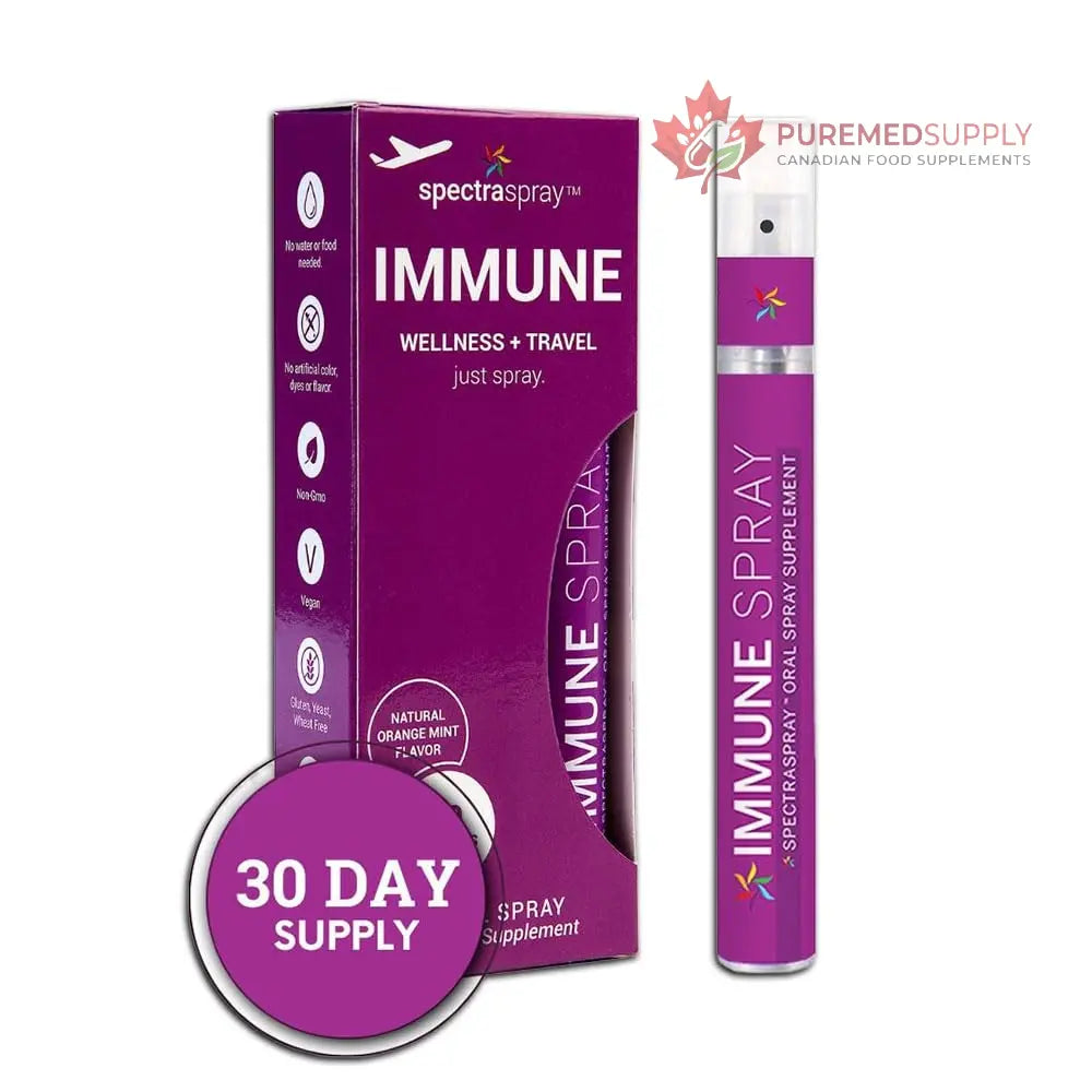 Spectraspray Immune Support Vitamin Spray - Vitamins C, E, Zinc and L-Lysine, 30 Day Supply per Spray Spectraspray buy supplements canada