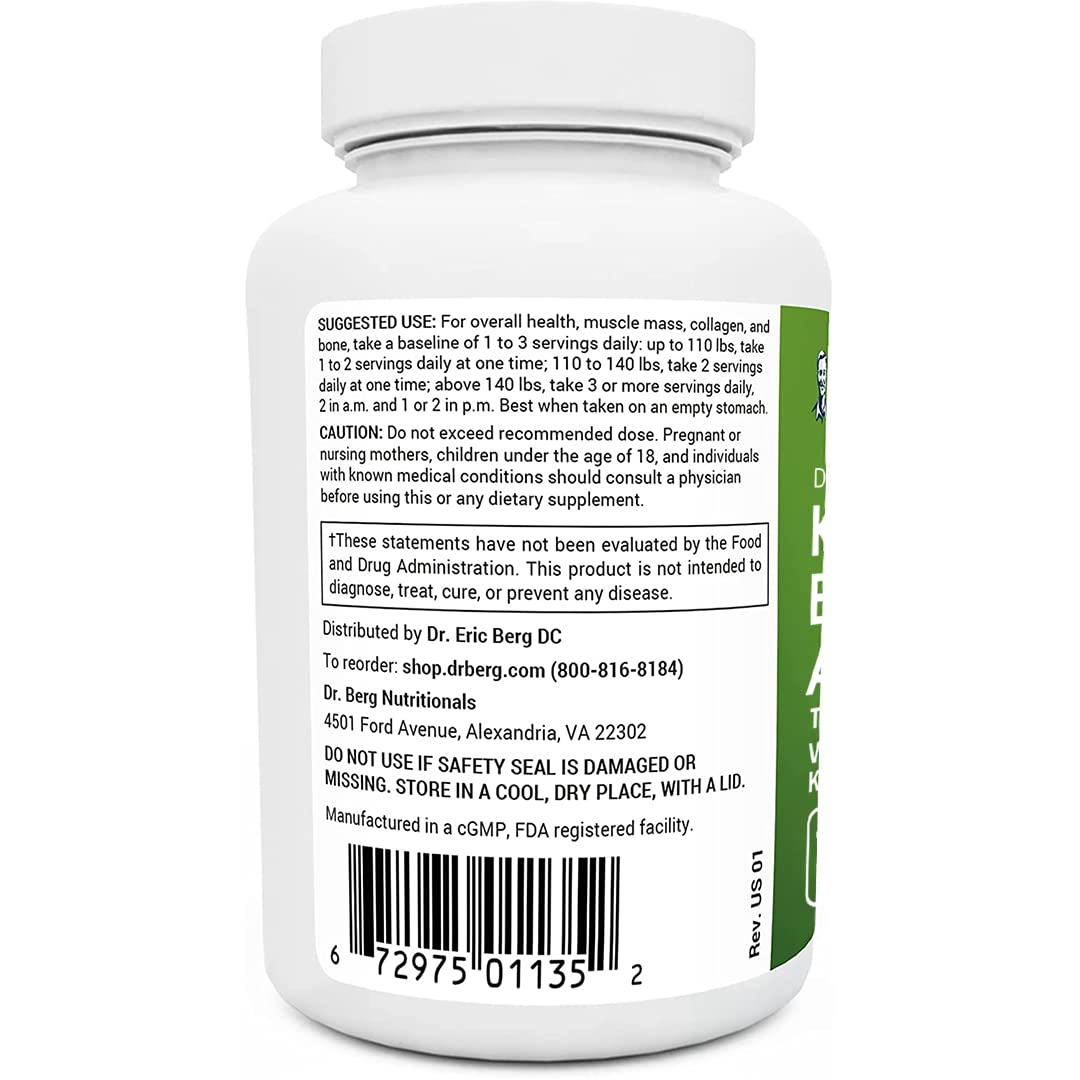 Dr. Berg's Keto Essential Aminos - Contains 8 Essentials Amino Acids -Keto Friendly Dr. Berg Nutritionals buy supplements canada
