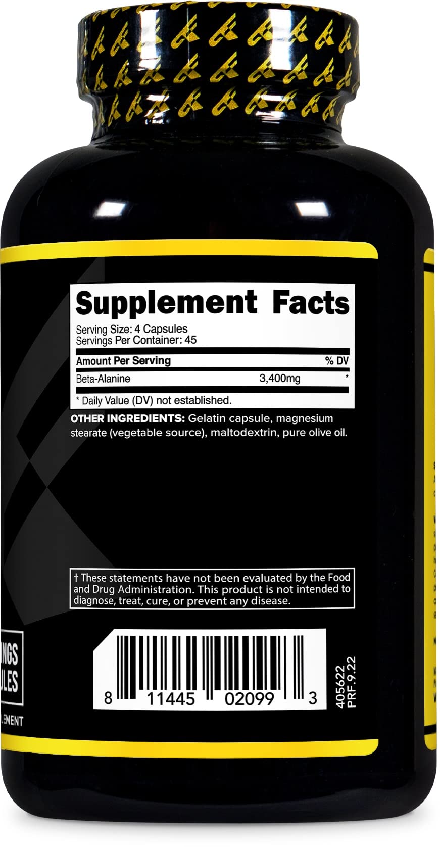 Primaforce Beta Alanine Capsules 3,400mg, 180 Capsules (45 Servings) - Potent Beta Primaforce buy supplements canada
