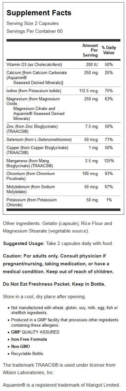 Now Foods, Full Spectrum Mineral CAPS 120 CAPS NOW Foods buy supplements canada