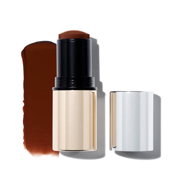 MAKE Beauty Heat Stroke Cream Blush Stick for Cheeks with Natural Hydrating Dewy Finish. Creamy Gel Blush Balm - Shade Baked, Deep Chocolate Brown Cheek Tint MAKE buy supplements canada