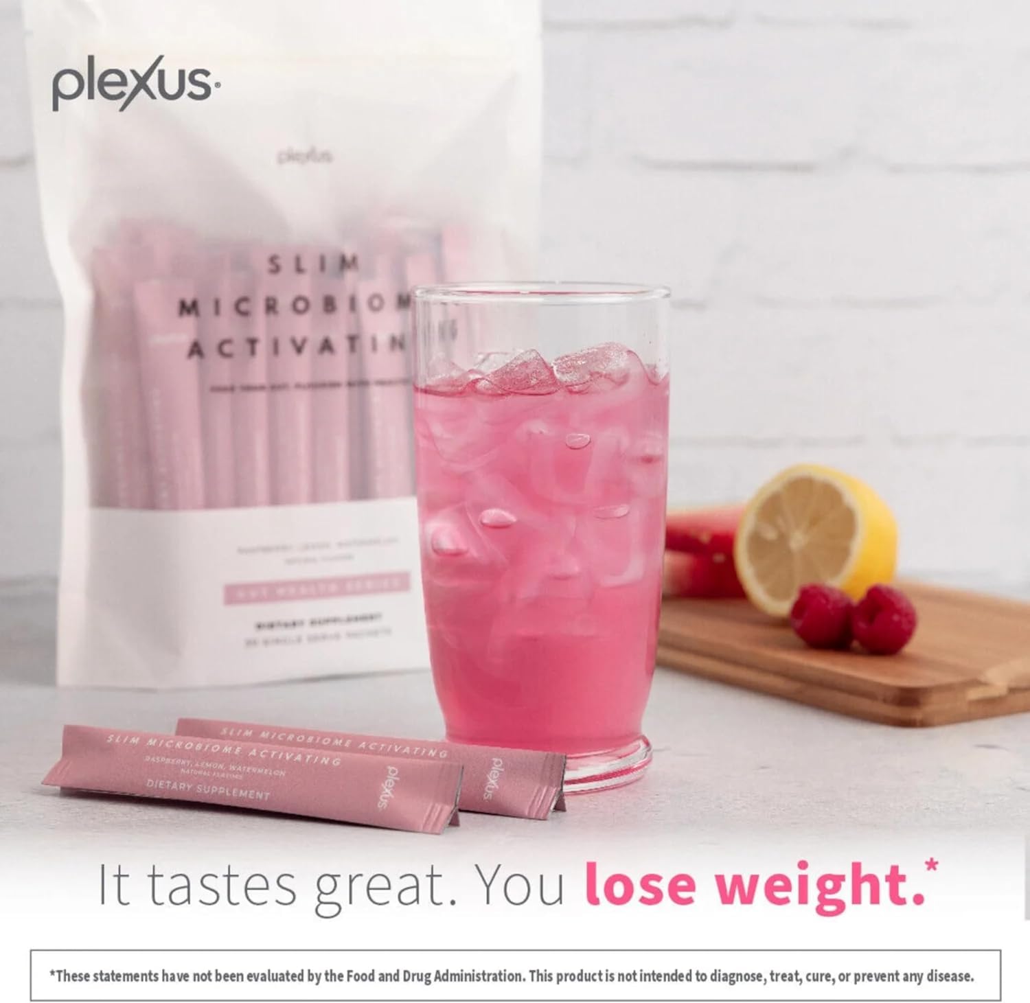 Plexus Slim Microbiome Pink Drink Mix, 30 Servings (Raspberry, Lemon, and Watermelon Generic buy supplements canada