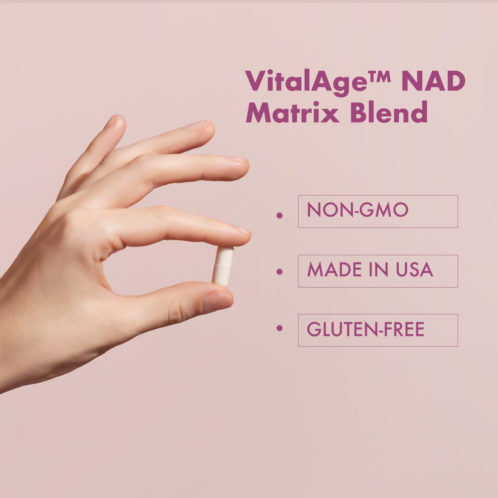 VHC NAD+ Supplement, NMN Alternative Liposomes with CoQ10, Trans-Resveratrol for Women & Men,Support Energy, Anti-Aging,Focus,90 Capsules VHC buy supplements canada