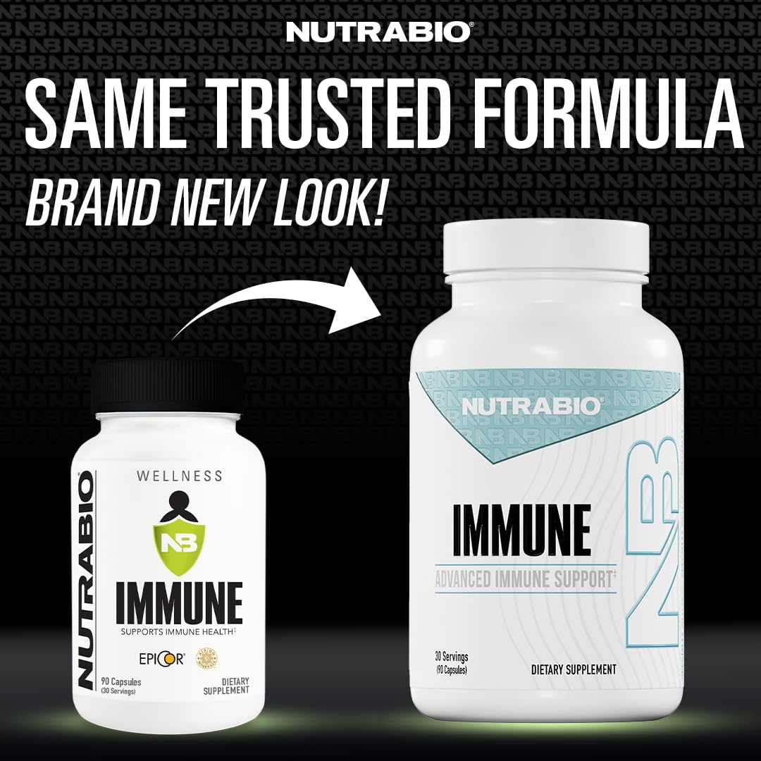NutraBio Immune Support Supplement with EpiCor - 90 Vegetable Capsules NutraBio buy supplements canada