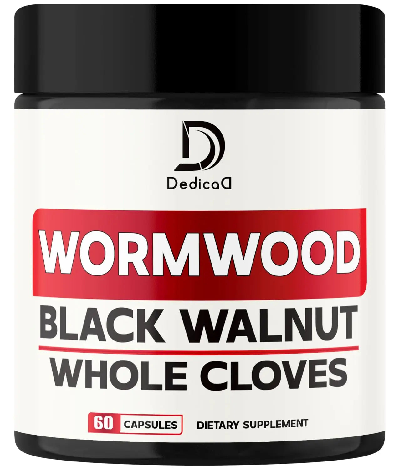 DEDICAD 12in1 Wormwood Capsules Black Walnut Cloves, Ginger, Turmeric Curcumin & Black Pepper - Immune System - 60 Capsules DEDICAD buy supplements canada