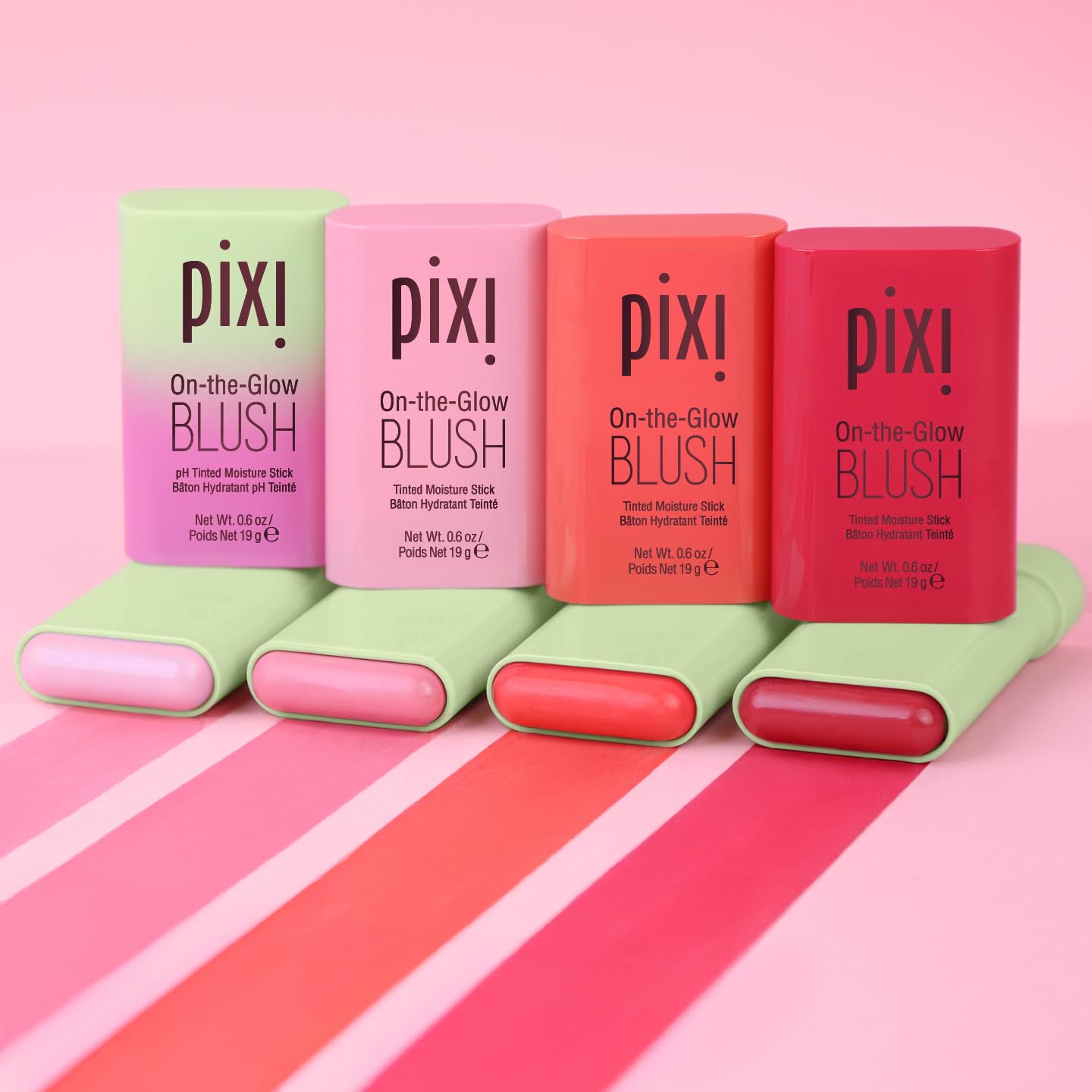 Pixi On-the-Glow Blush Stick in CheekTone, pH Reactive Hydrating Tinted Moisture Stick for Cheeks and Lips with Ginseng, Aloe Vera and Fruit Extracts, Twist-Up Design, Paraben-Free, 19g / 0.6 oz Pixi buy supplements canada