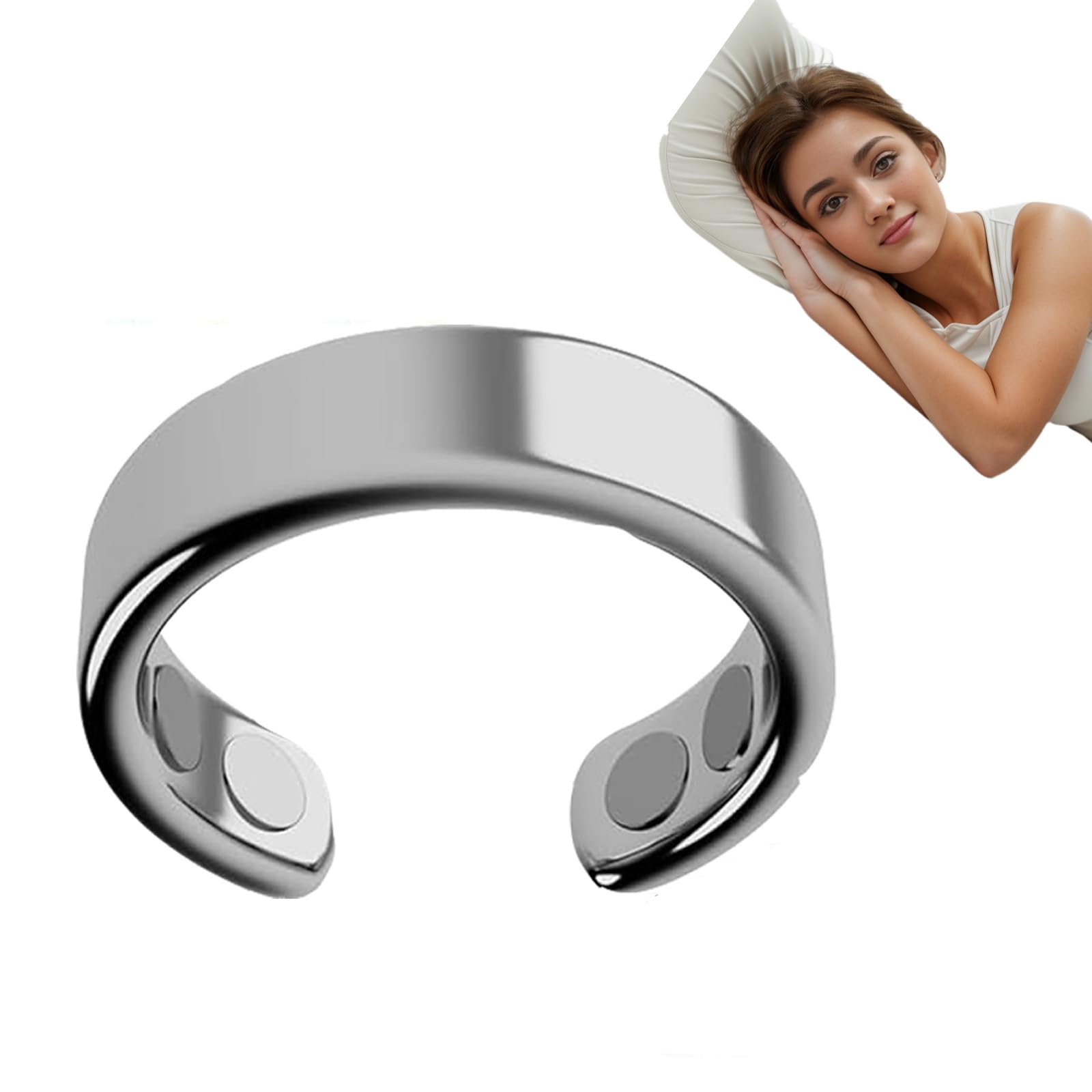 Calmi Ring, Calmi Magnetic Ring, Mens Calmi Ring, Calmi Ring for Women Magnetic (Silver) Generic buy supplements canada