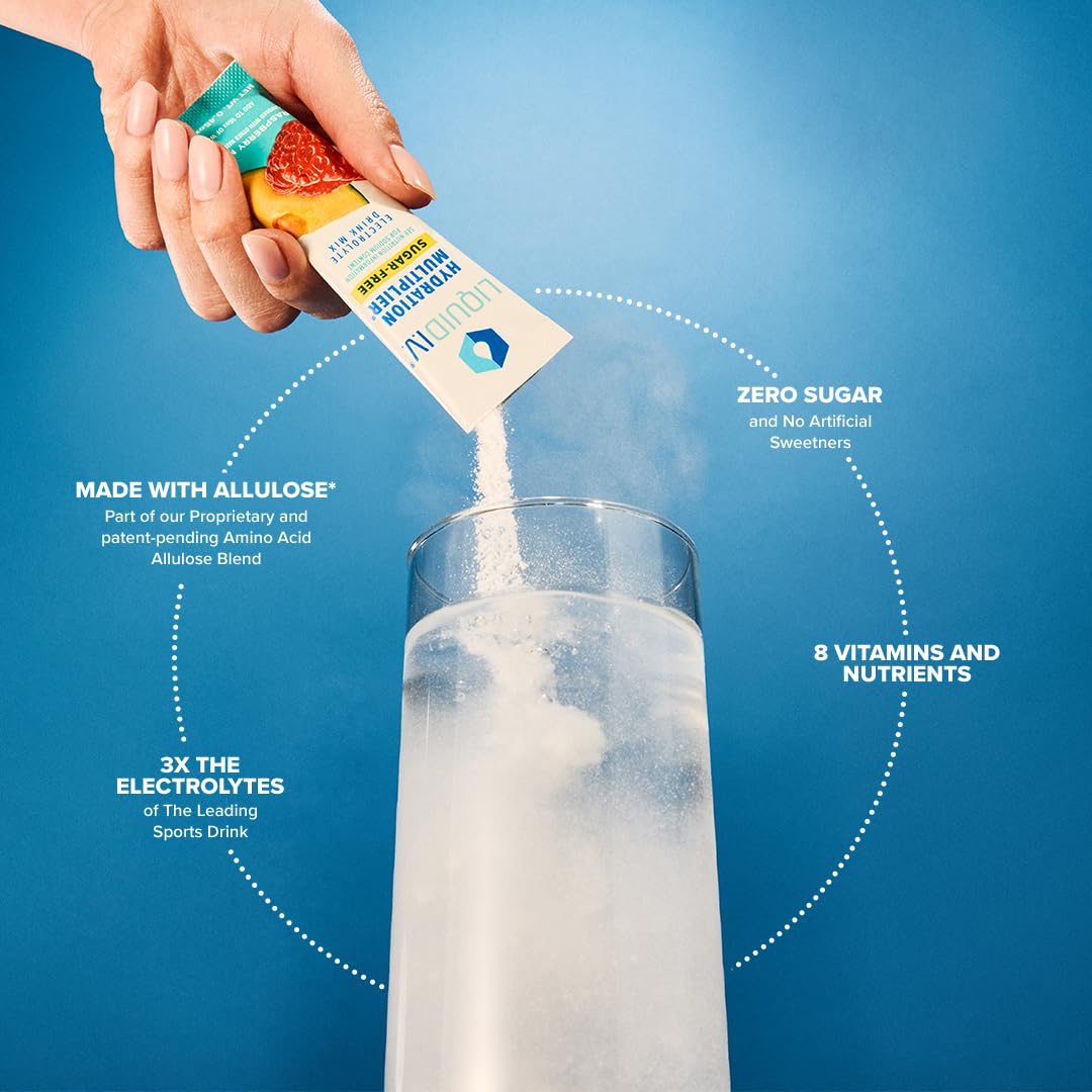 Liquid I.V. Sugar-Free Hydration Multiplier - Raspberry Melon – Hydration Powder Packets Liquid I.V. buy supplements canada