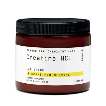BEYOND RAW Science-Backed Creatine HCl Powder, Lab Grade, for Muscle Strength and Growth, Energy Production, Athletic Performance, Cognitive Support, BEYOND RAW buy supplements canada
