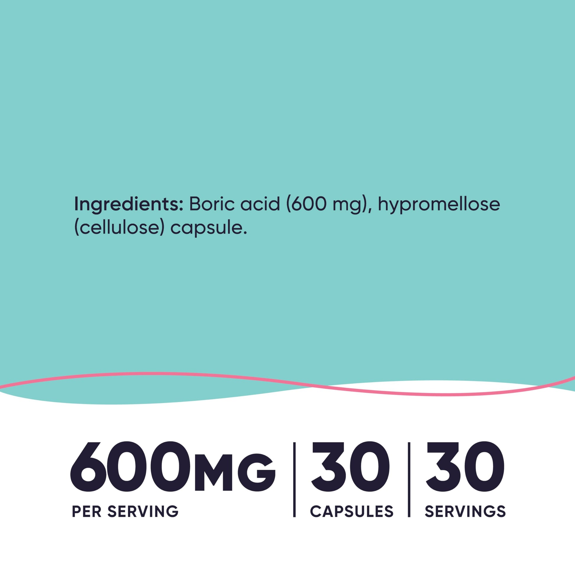 Nutricost Boric Acid 600mg, 30 Capsules - Vaginal Suppository - Non-GMO - for Women Nutricost buy supplements canada